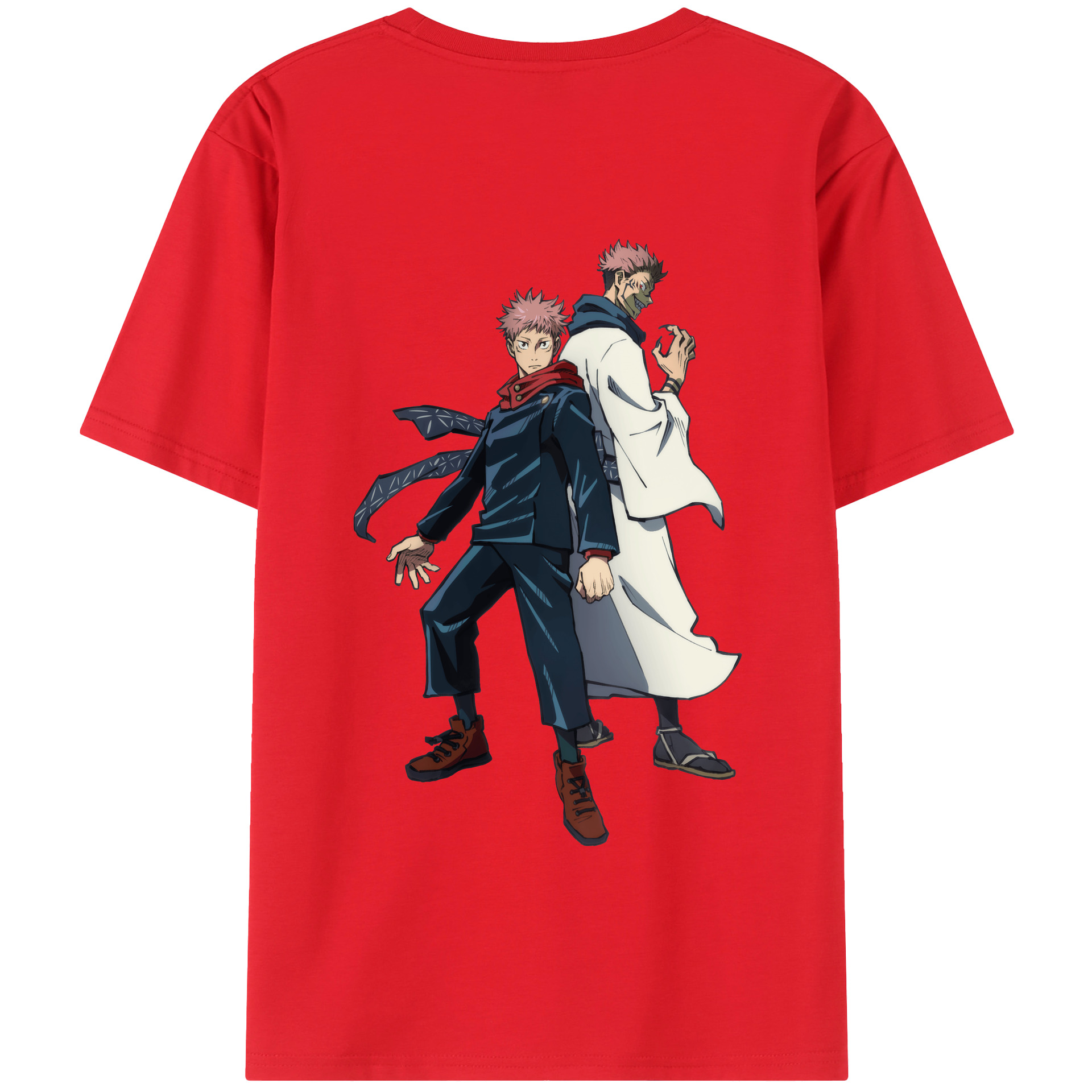 （画像用） 呪術廻戦 Jujutsu Kaisen 綿100％半袖Tシャツ（背面プリント）