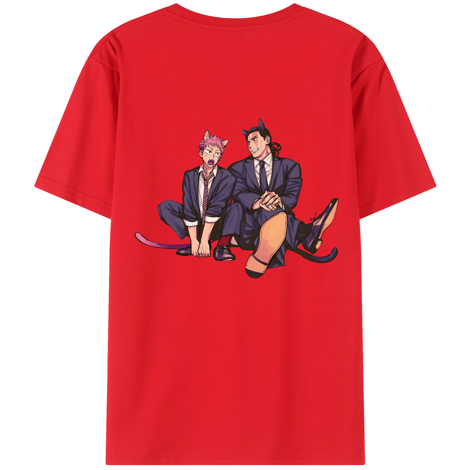 （画像用） 呪術廻戦 Jujutsu Kaisen 綿100％半袖Tシャツ（背面プリント）