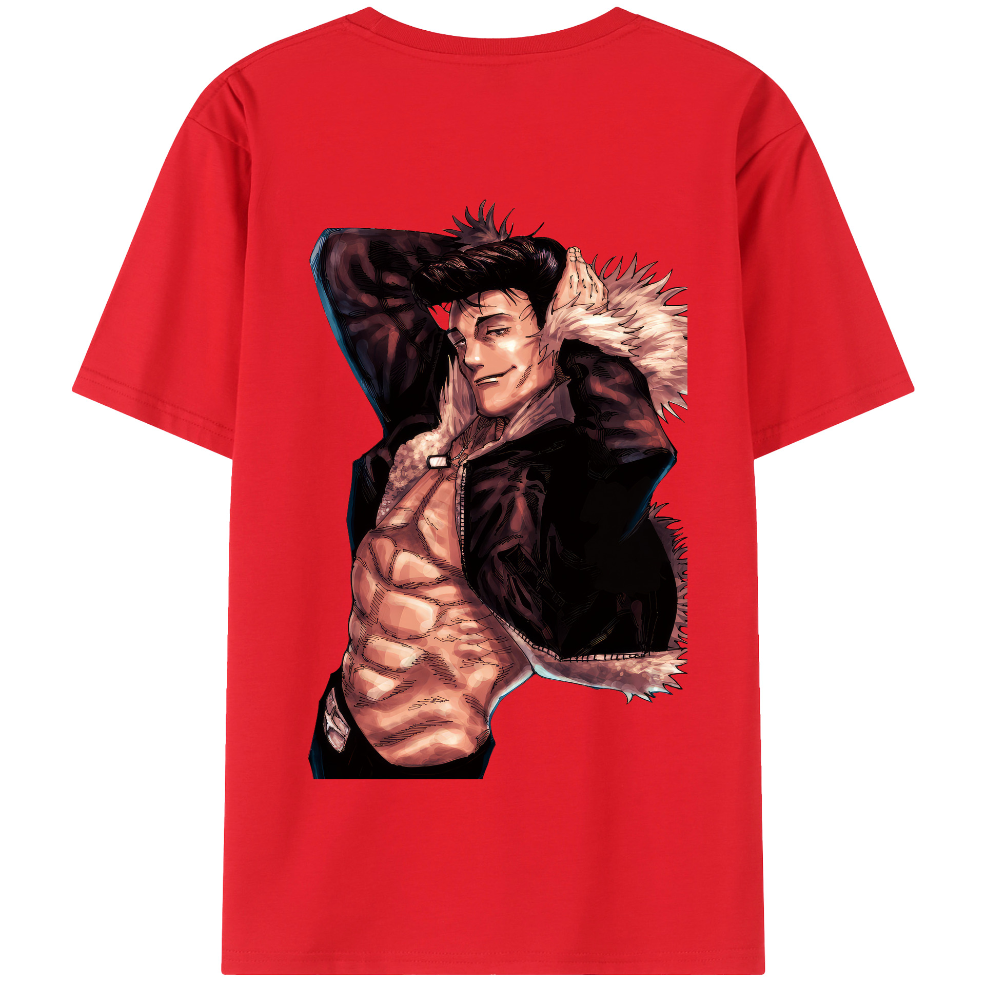 （画像用） 呪術廻戦 Jujutsu Kaisen 綿100％半袖Tシャツ（背面プリント）