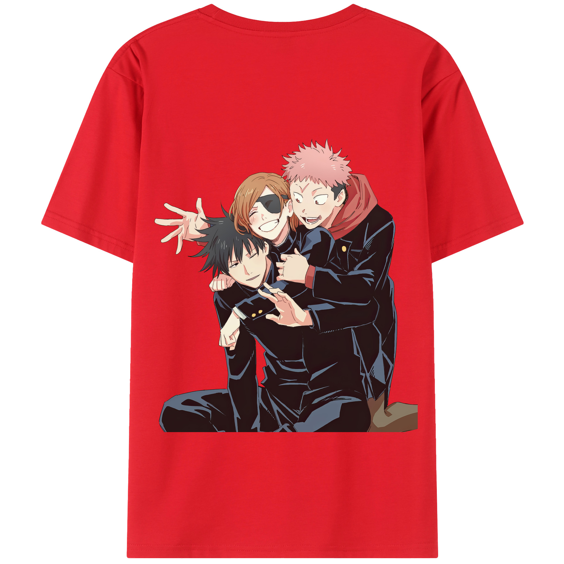 （画像用） 呪術廻戦 Jujutsu Kaisen 綿100％半袖Tシャツ（背面プリント）