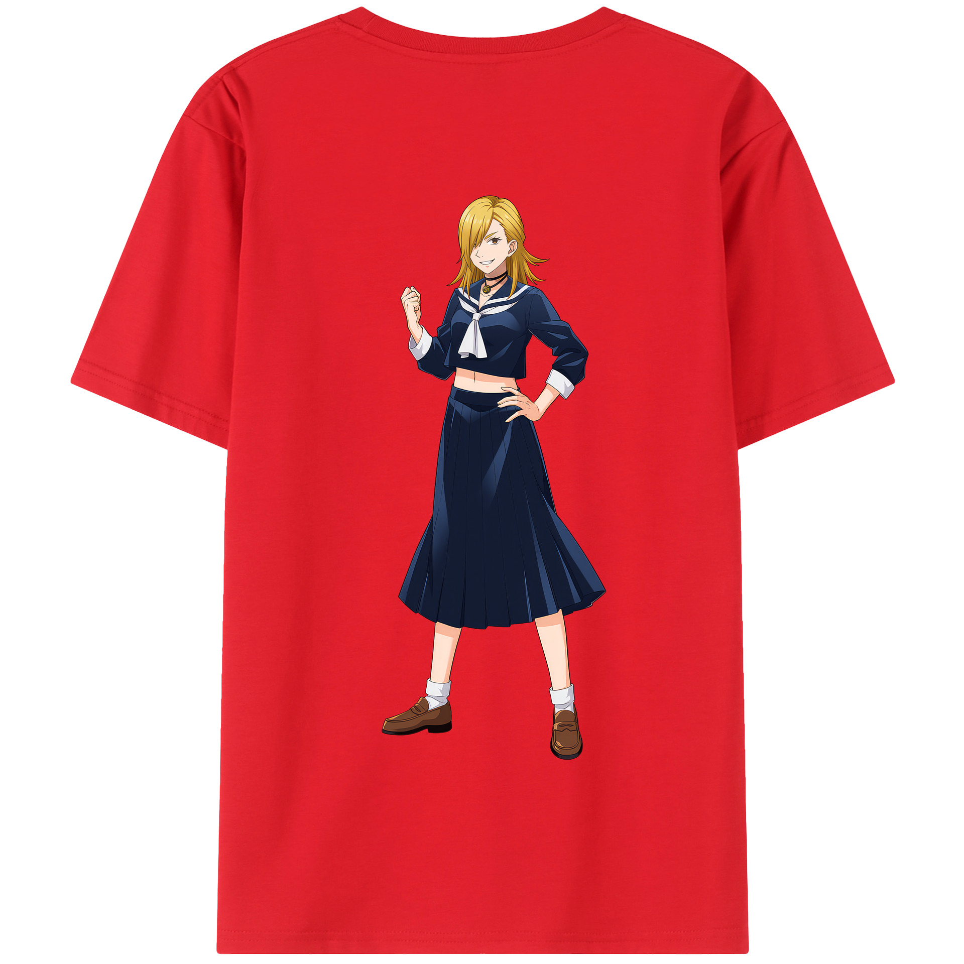 （画像用） 呪術廻戦 Jujutsu Kaisen 綿100％半袖Tシャツ（背面プリント）