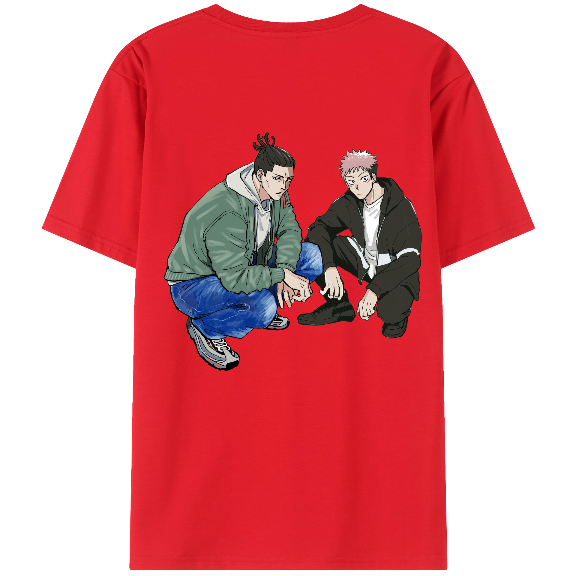 （画像用） 呪術廻戦 Jujutsu Kaisen 綿100％半袖Tシャツ（背面プリント）