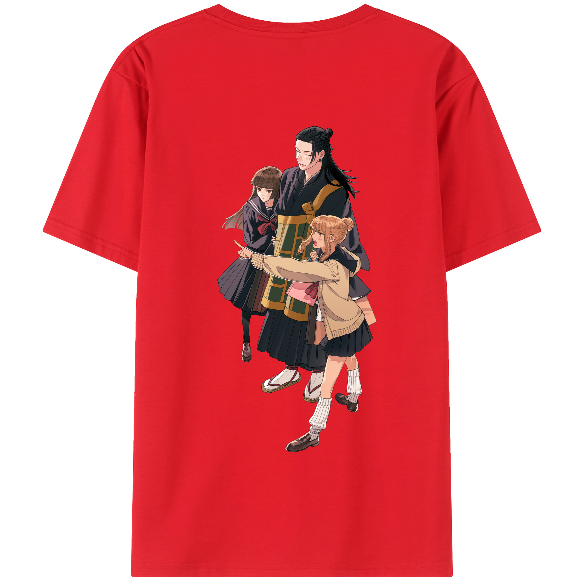 （画像用） 呪術廻戦 Jujutsu Kaisen 綿100％半袖Tシャツ（背面プリント）