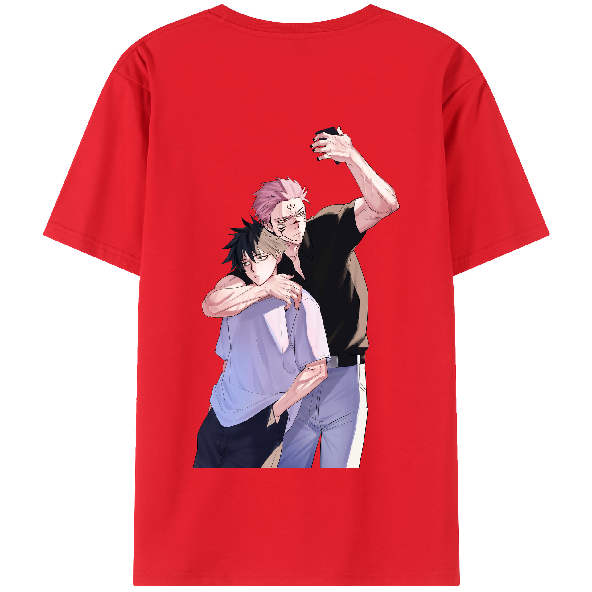 （画像用） 呪術廻戦 Jujutsu Kaisen 綿100％半袖Tシャツ（背面プリント）