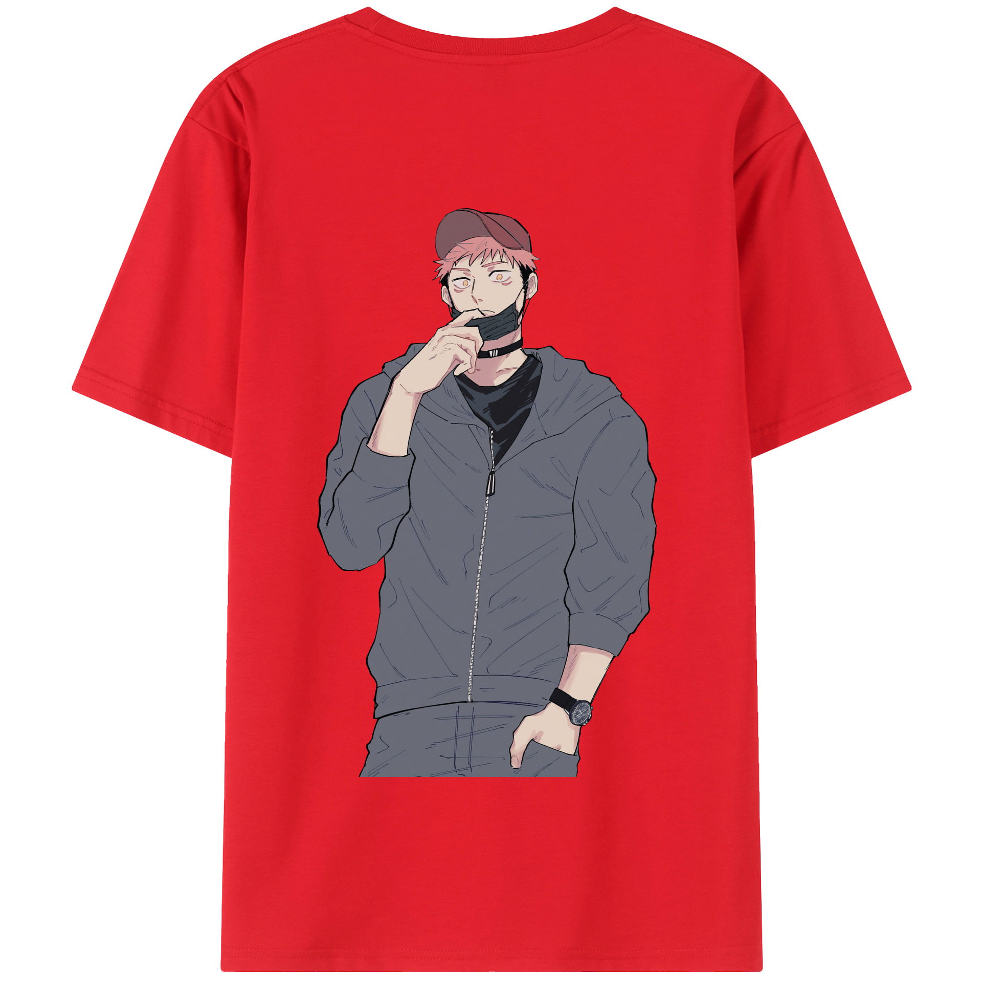 （画像用） 呪術廻戦 Jujutsu Kaisen 綿100％半袖Tシャツ（背面プリント）