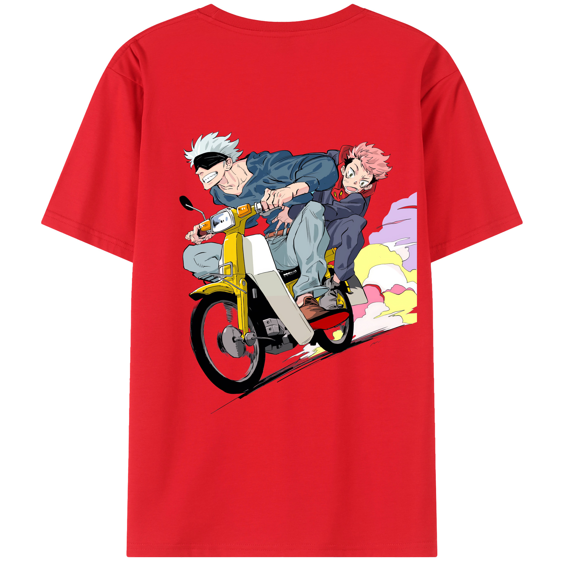 （画像用） 呪術廻戦 Jujutsu Kaisen 綿100％半袖Tシャツ（背面プリント）