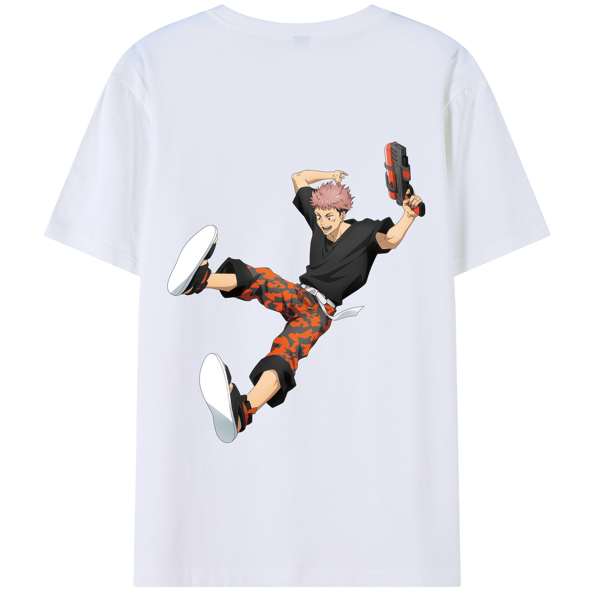（画像用） 呪術廻戦 Jujutsu Kaisen 綿100％半袖Tシャツ（背面プリント）