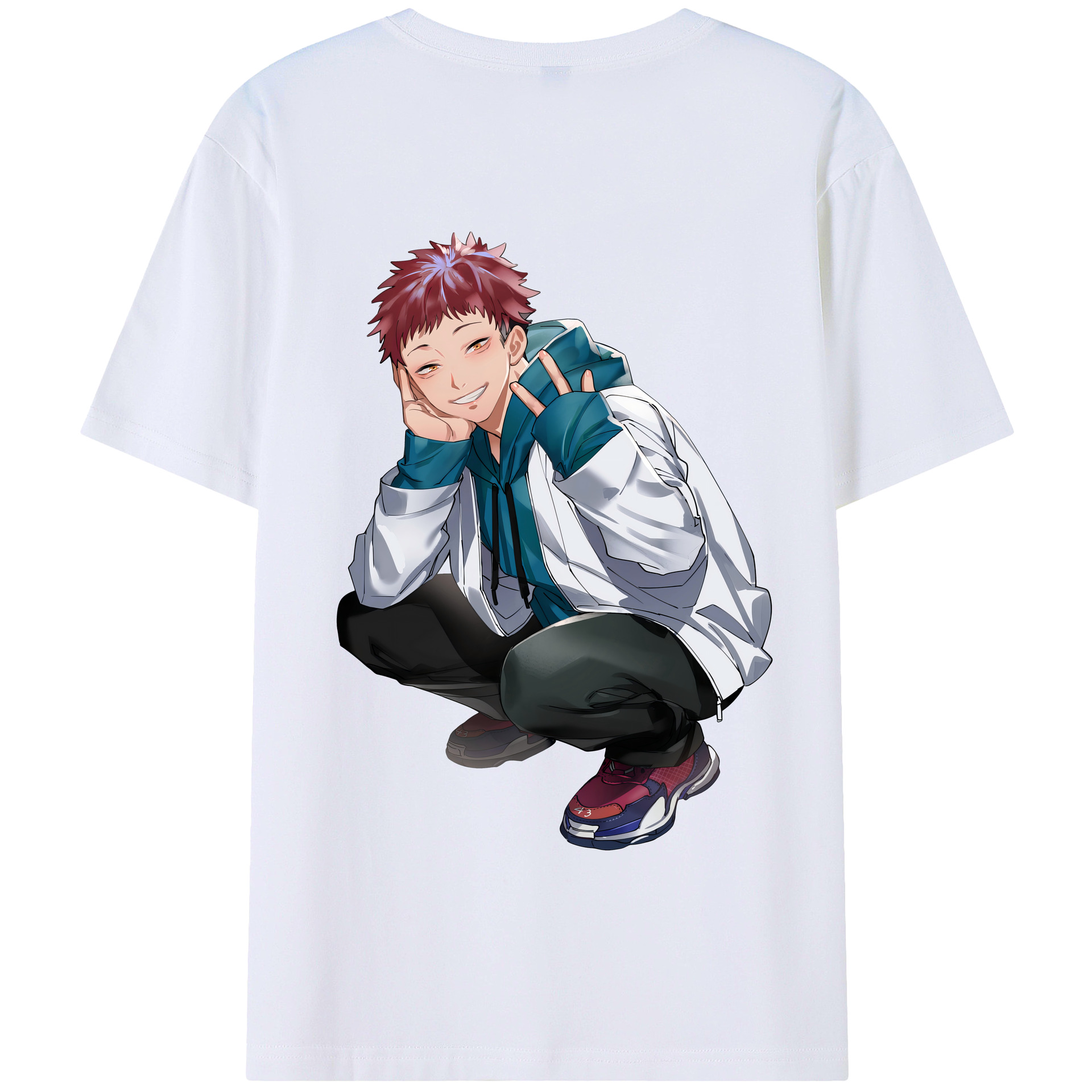 （画像用） 呪術廻戦 Jujutsu Kaisen 綿100％半袖Tシャツ（背面プリント）
