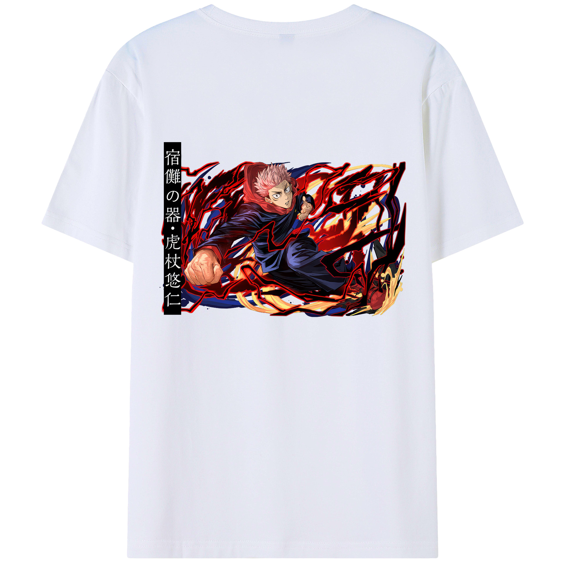 （画像用） 呪術廻戦 Jujutsu Kaisen 綿100％半袖Tシャツ（背面プリント）