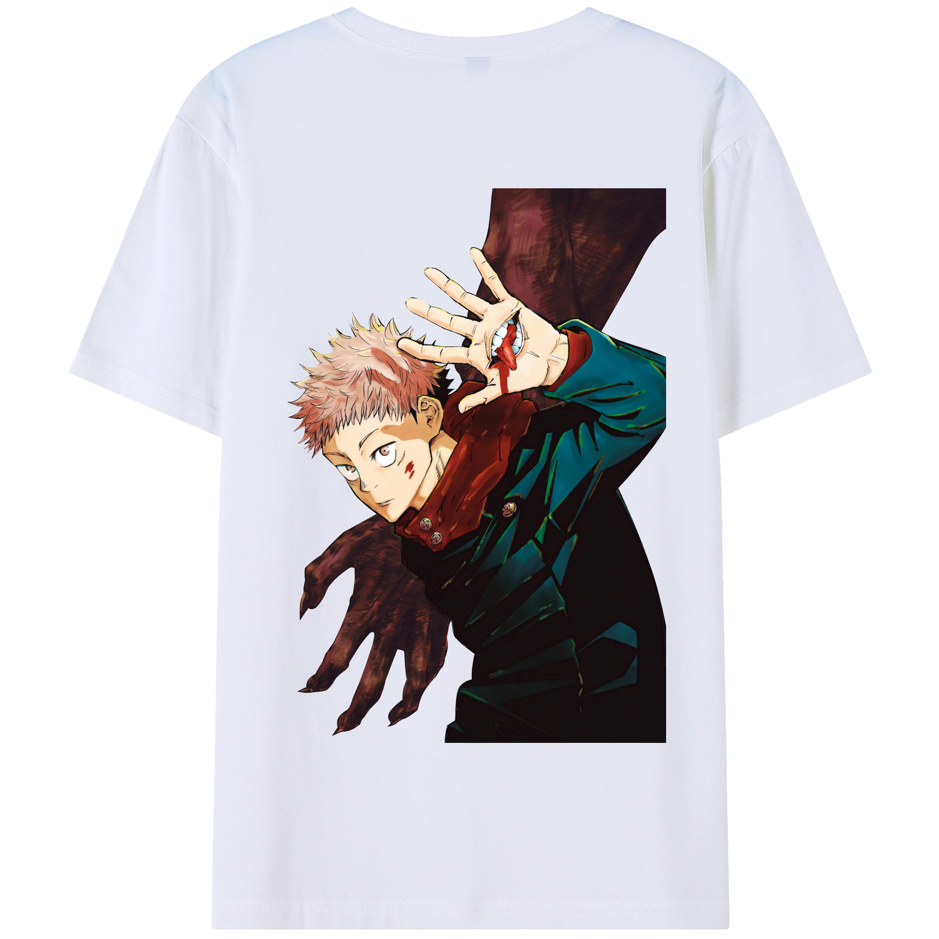 （画像用） 呪術廻戦 Jujutsu Kaisen 綿100％半袖Tシャツ（背面プリント）