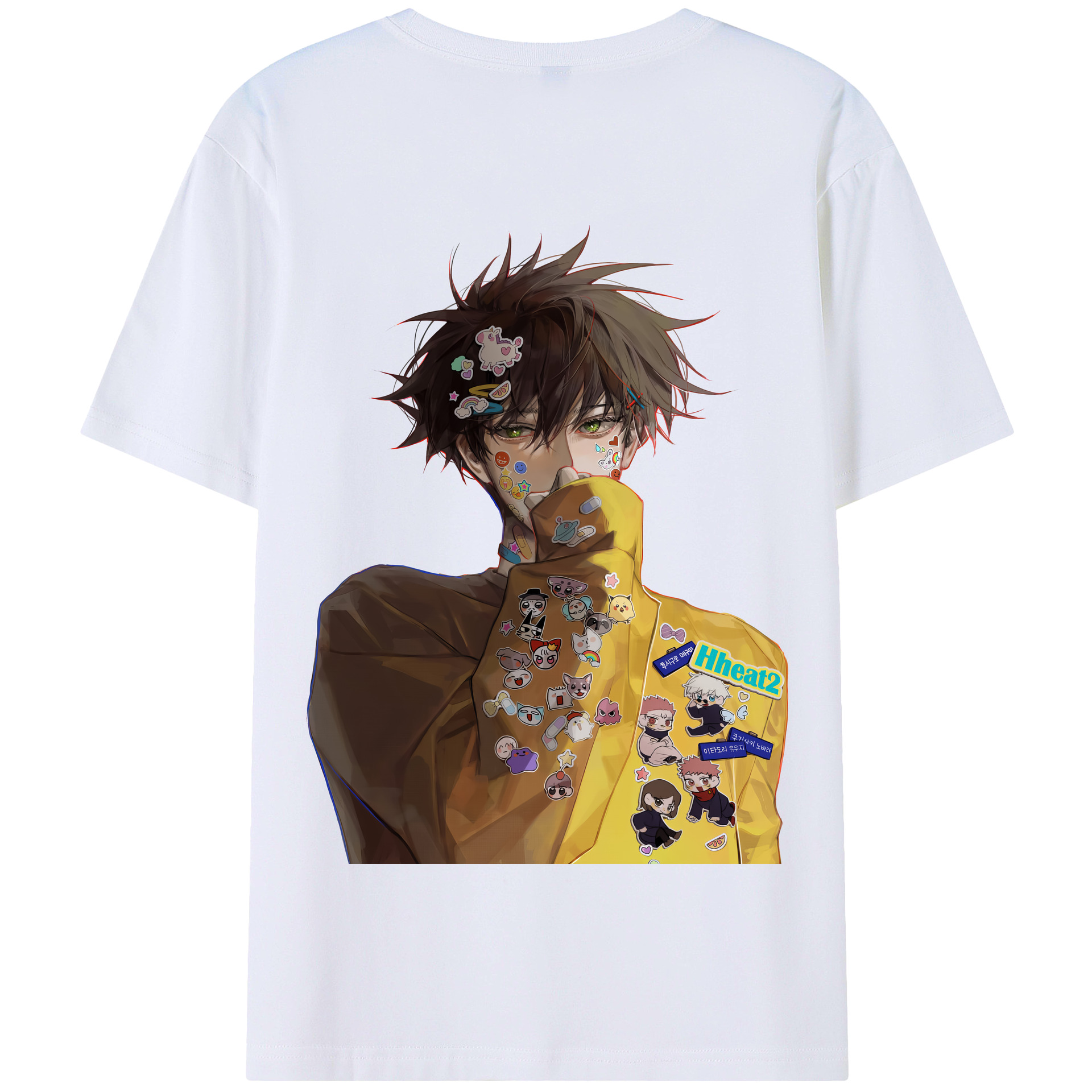 （画像用） 呪術廻戦 Jujutsu Kaisen 綿100％半袖Tシャツ（背面プリント）