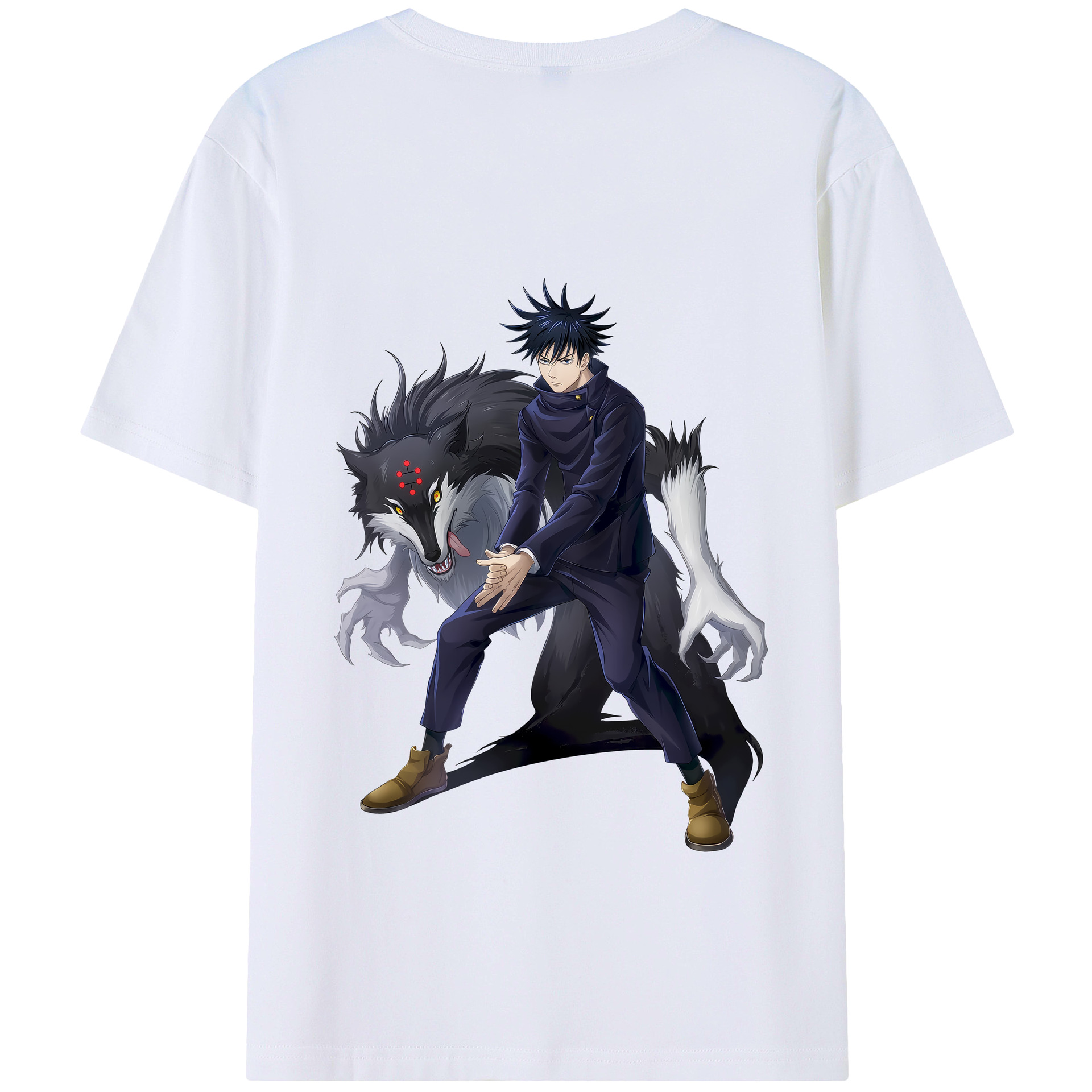 （画像用） 呪術廻戦 Jujutsu Kaisen 綿100％半袖Tシャツ（背面プリント）