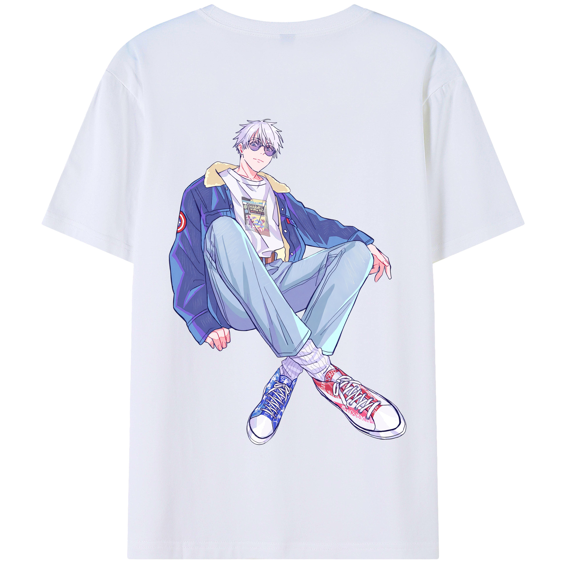 （画像用） 呪術廻戦 Jujutsu Kaisen 綿100％半袖Tシャツ（背面プリント）