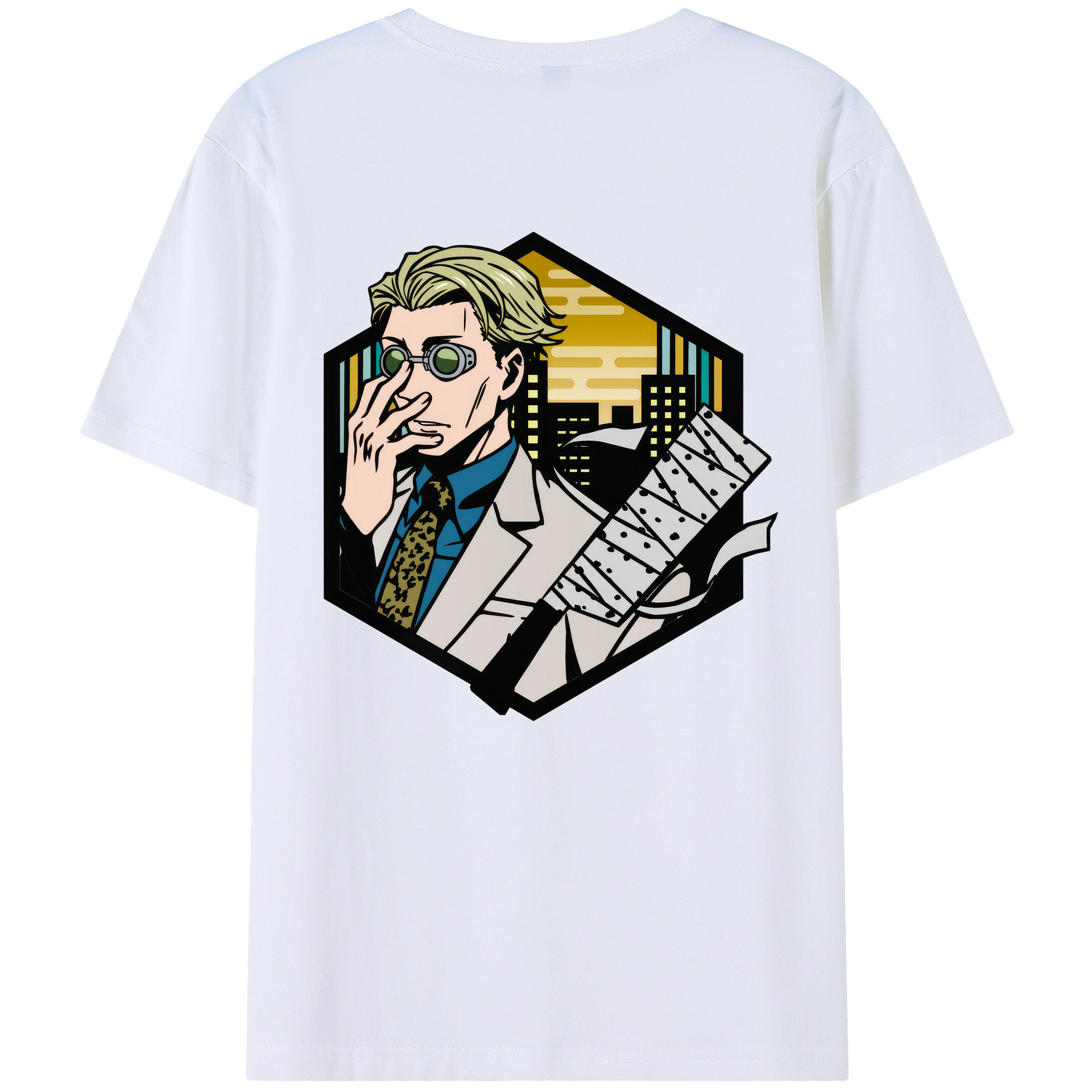（画像用） 呪術廻戦 Jujutsu Kaisen 綿100％半袖Tシャツ（背面プリント）