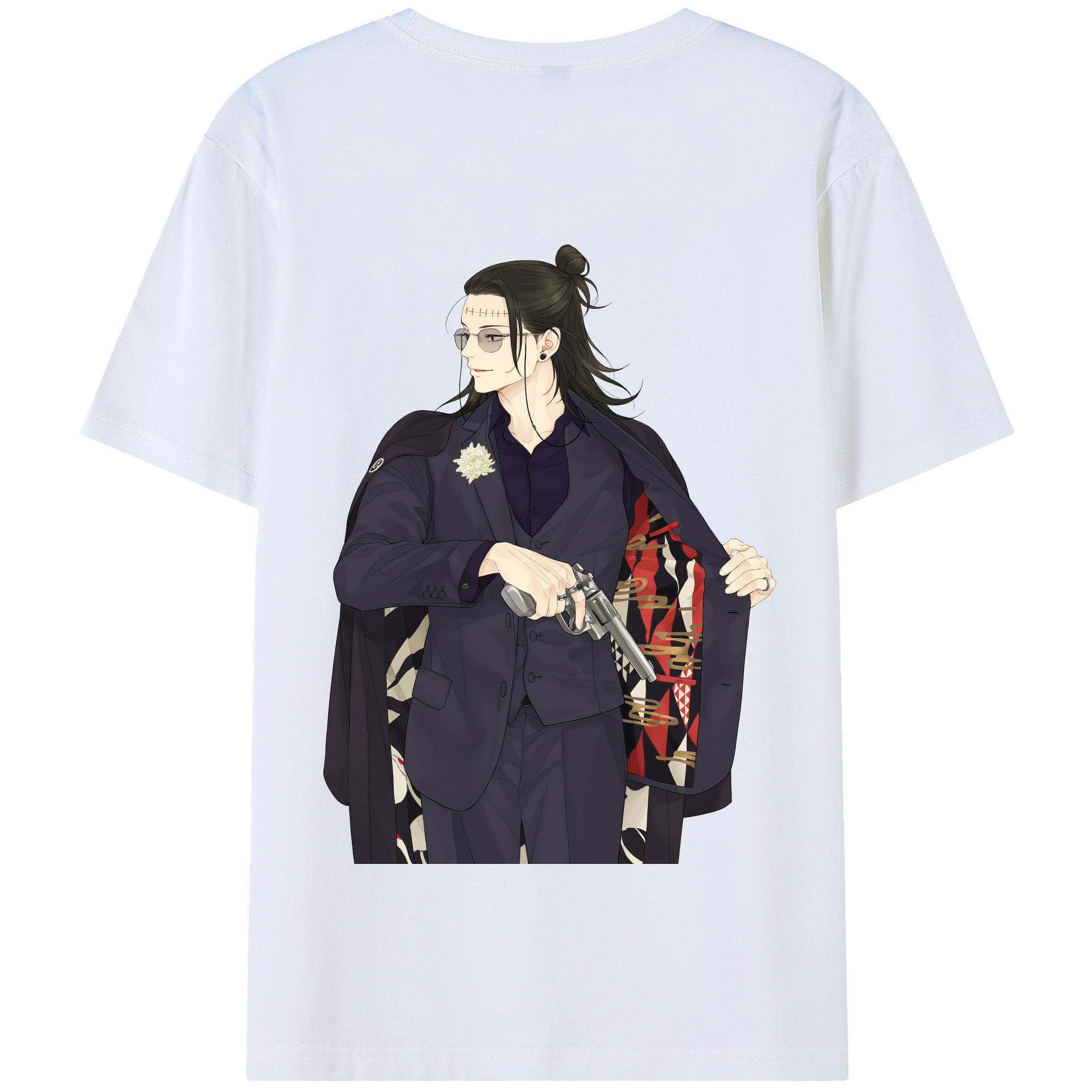 （画像用） 呪術廻戦 Jujutsu Kaisen 綿100％半袖Tシャツ（背面プリント）