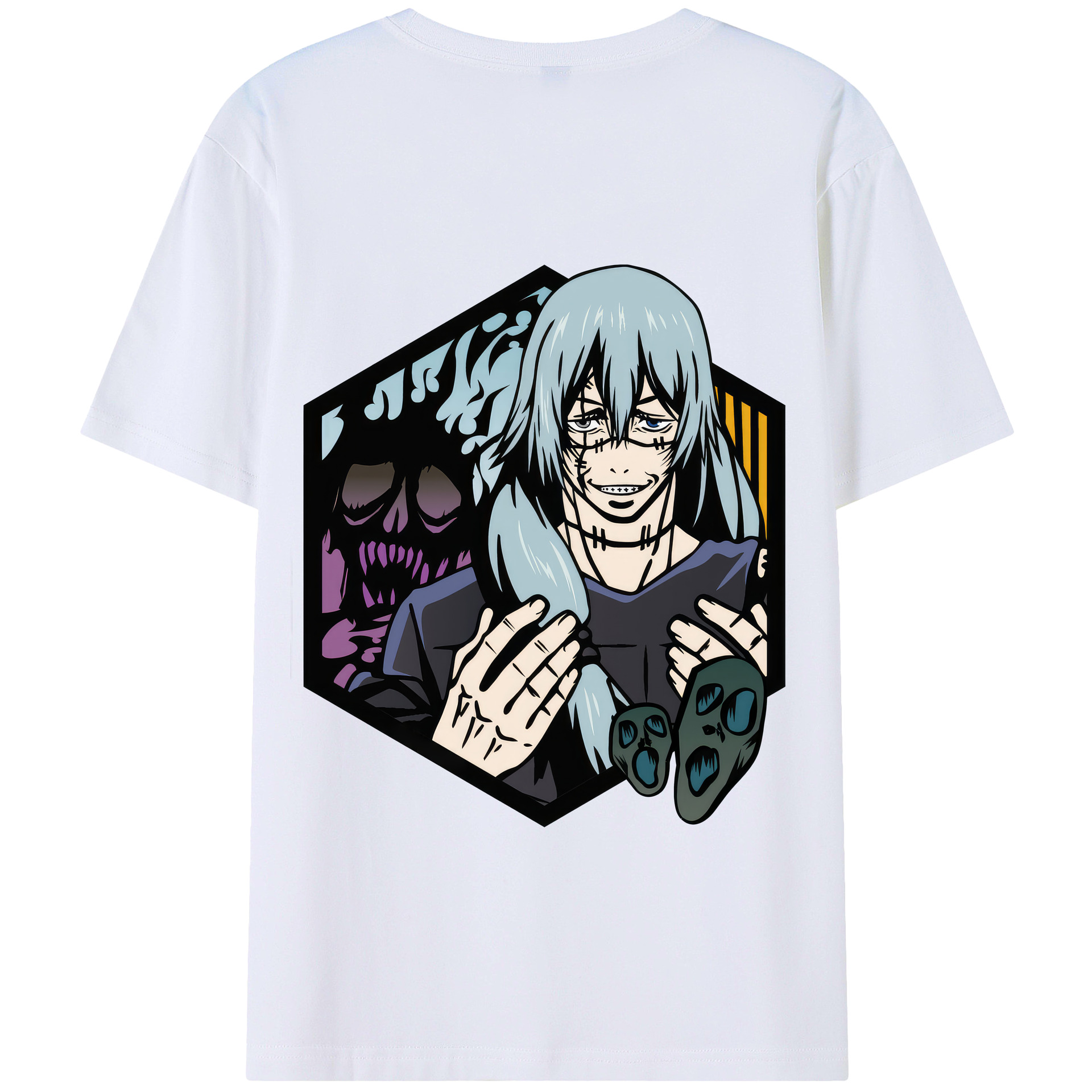 （画像用） 呪術廻戦 Jujutsu Kaisen 綿100％半袖Tシャツ（背面プリント）