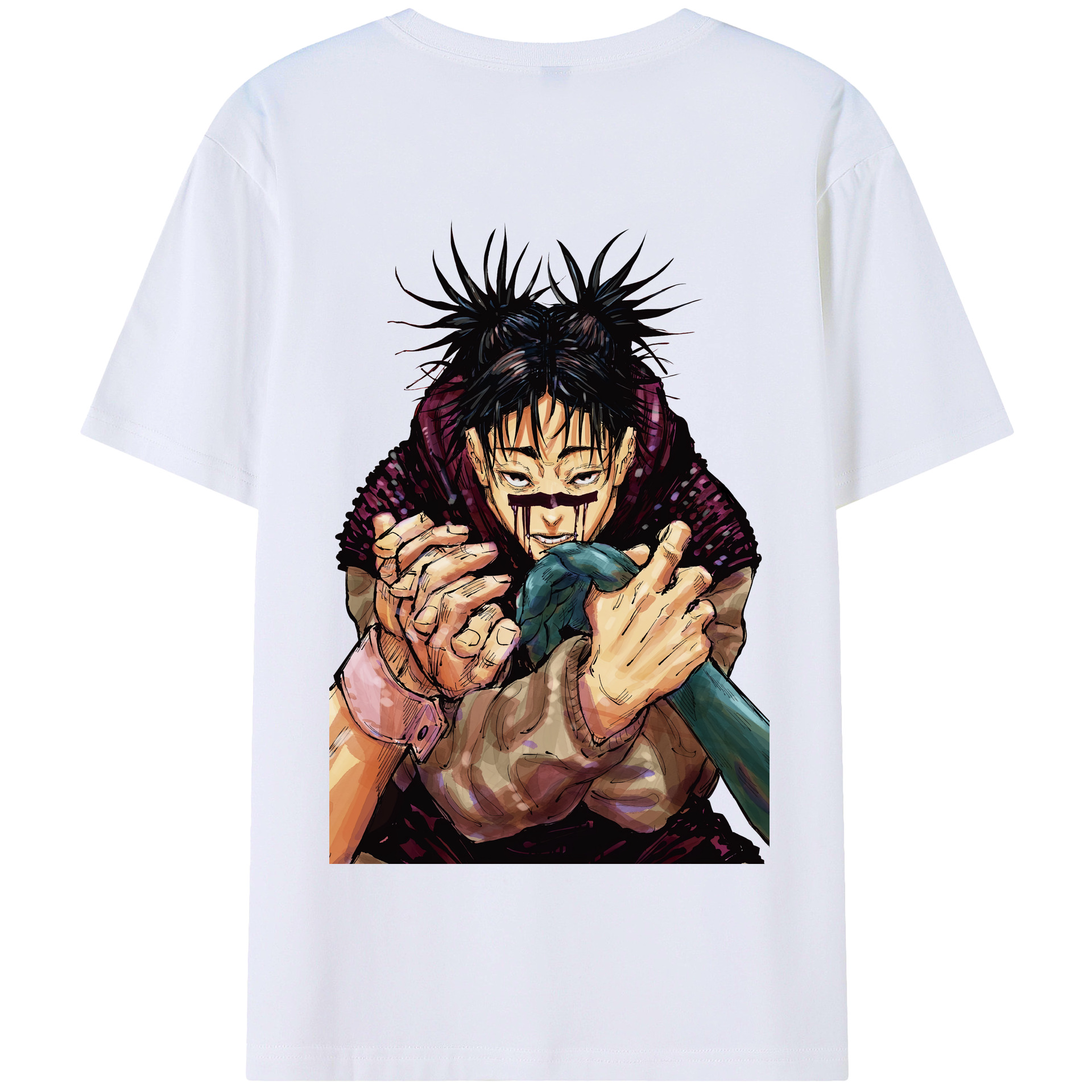 （画像用） 呪術廻戦 Jujutsu Kaisen 綿100％半袖Tシャツ（背面プリント）