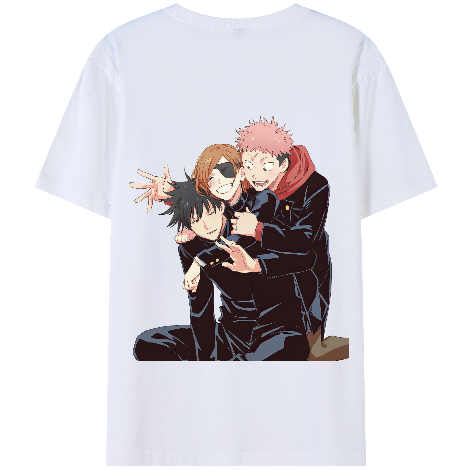 （画像用） 呪術廻戦 Jujutsu Kaisen 綿100％半袖Tシャツ（背面プリント）