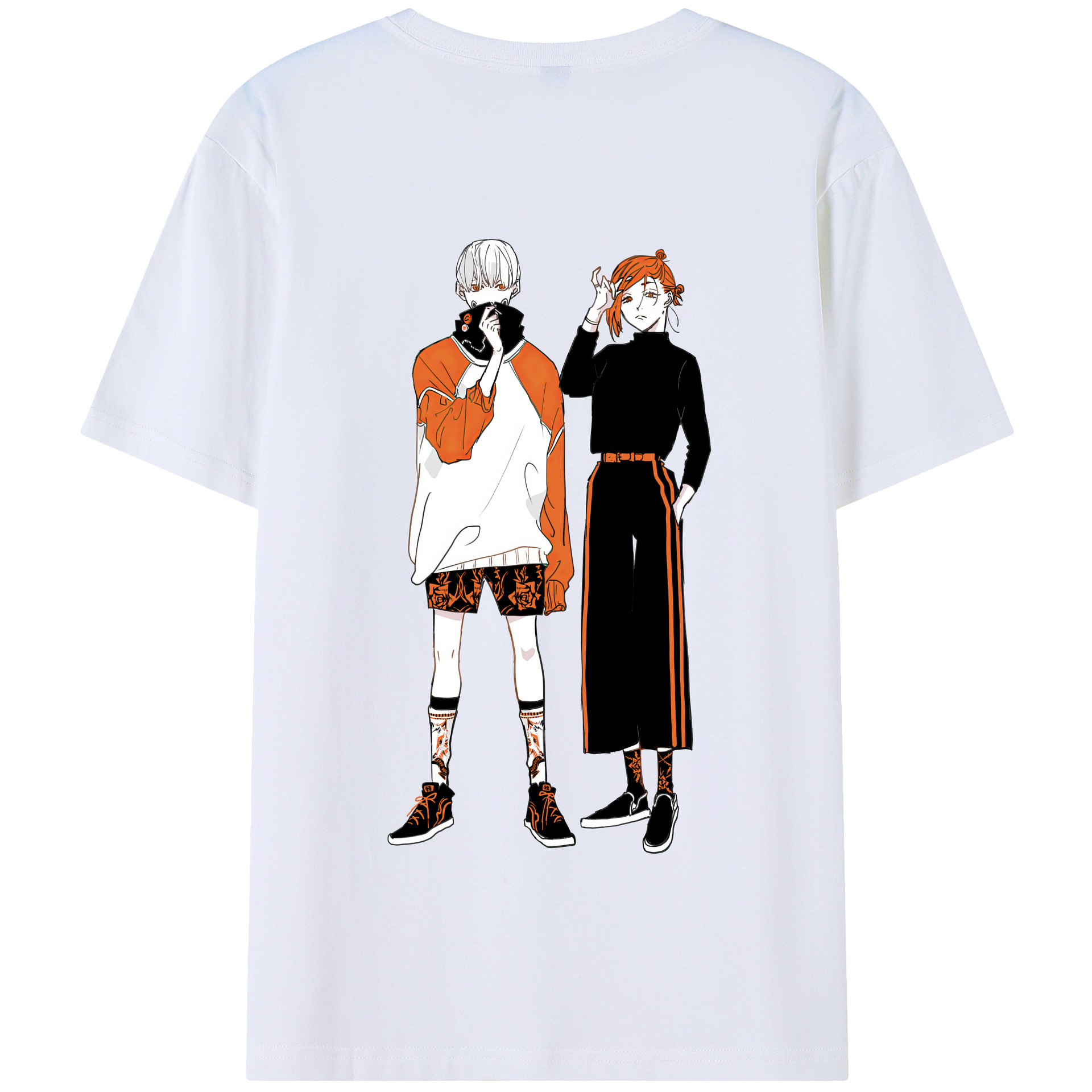 （画像用） 呪術廻戦 Jujutsu Kaisen 綿100％半袖Tシャツ（背面プリント）