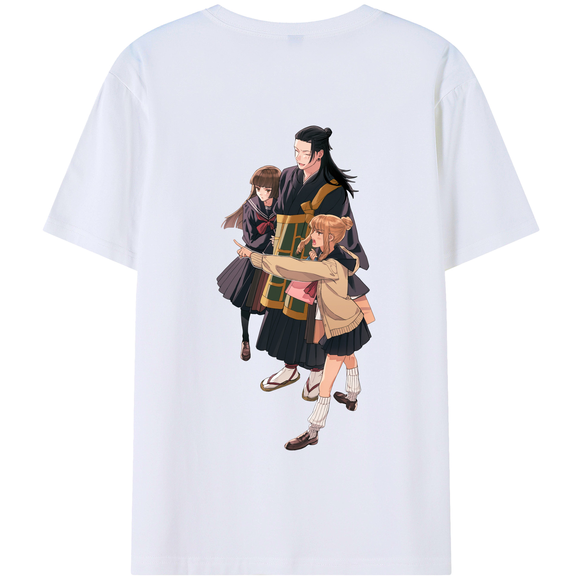 （画像用） 呪術廻戦 Jujutsu Kaisen 綿100％半袖Tシャツ（背面プリント）