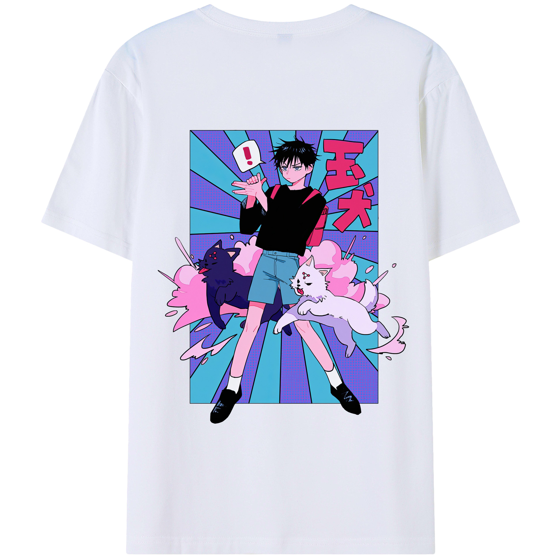 （画像用） 呪術廻戦 Jujutsu Kaisen 綿100％半袖Tシャツ（背面プリント）