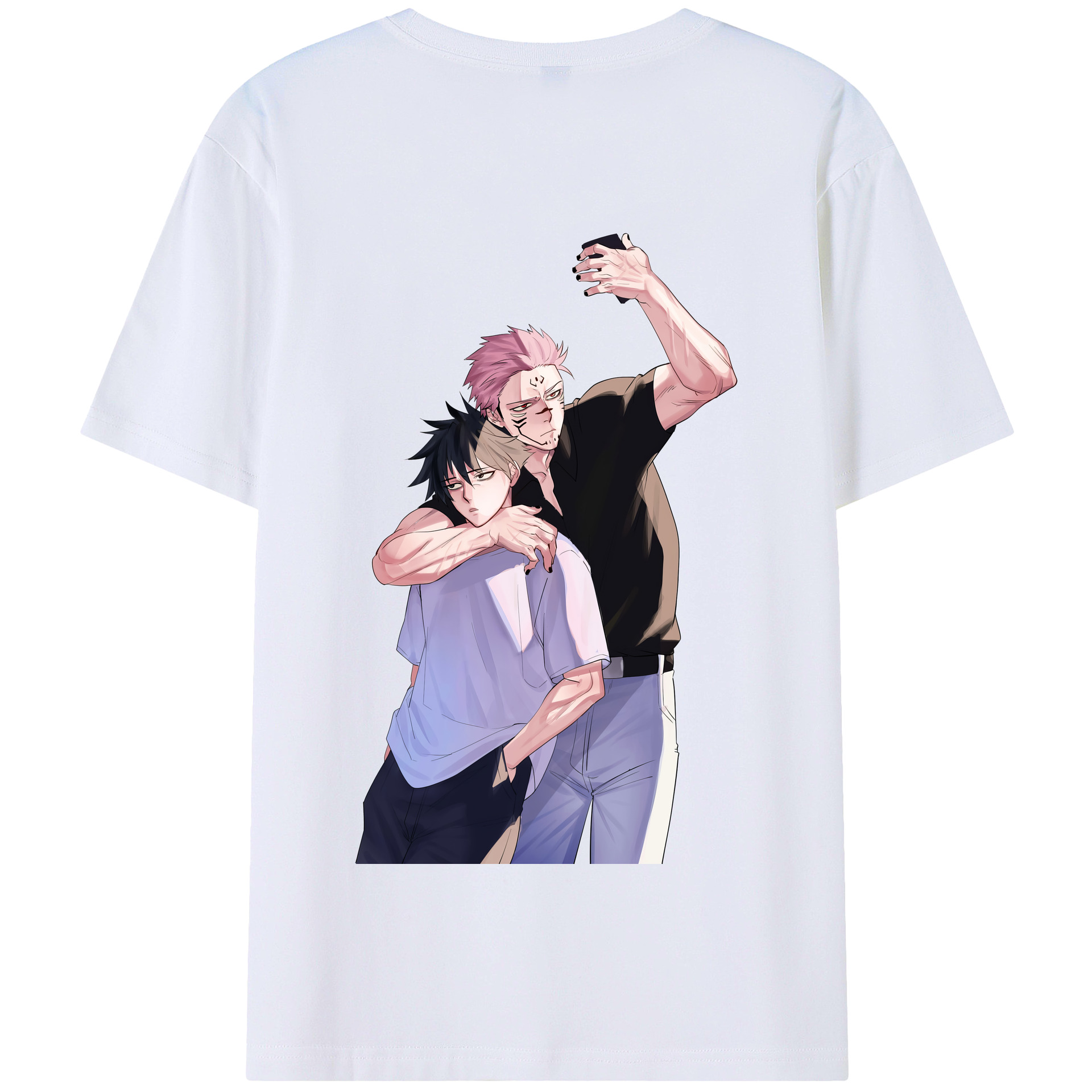 （画像用） 呪術廻戦 Jujutsu Kaisen 綿100％半袖Tシャツ（背面プリント）