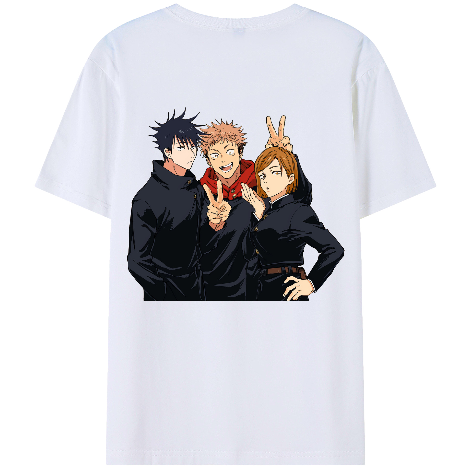 （画像用） 呪術廻戦 Jujutsu Kaisen 綿100％半袖Tシャツ（背面プリント）