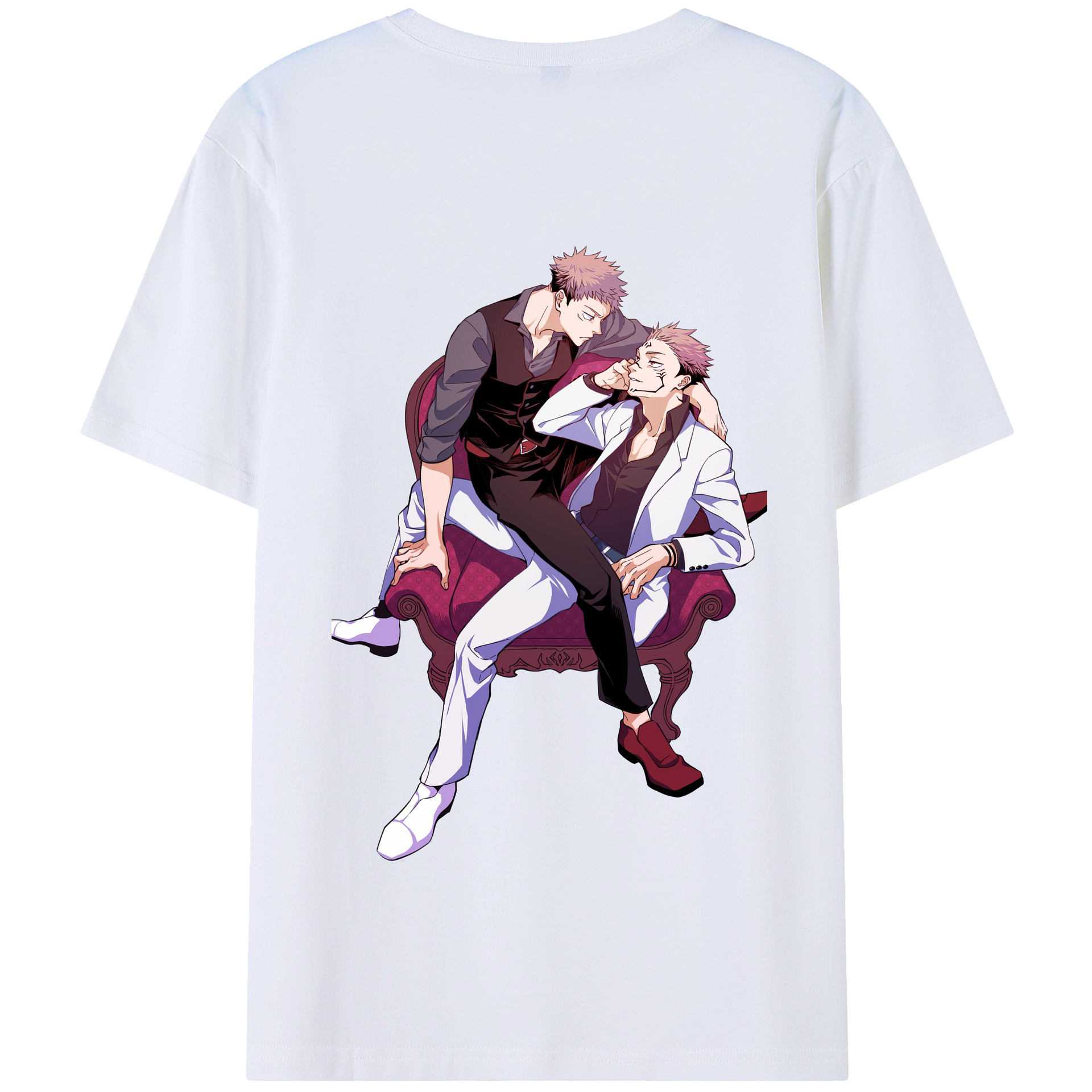 （画像用） 呪術廻戦 Jujutsu Kaisen 綿100％半袖Tシャツ（背面プリント）