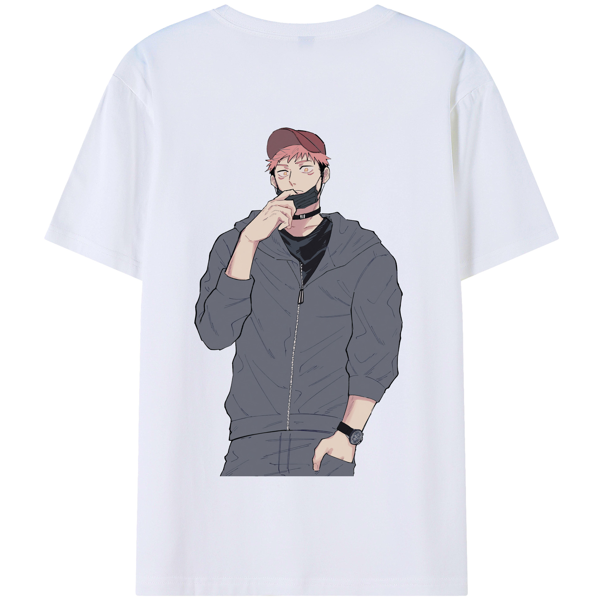 （画像用） 呪術廻戦 Jujutsu Kaisen 綿100％半袖Tシャツ（背面プリント）