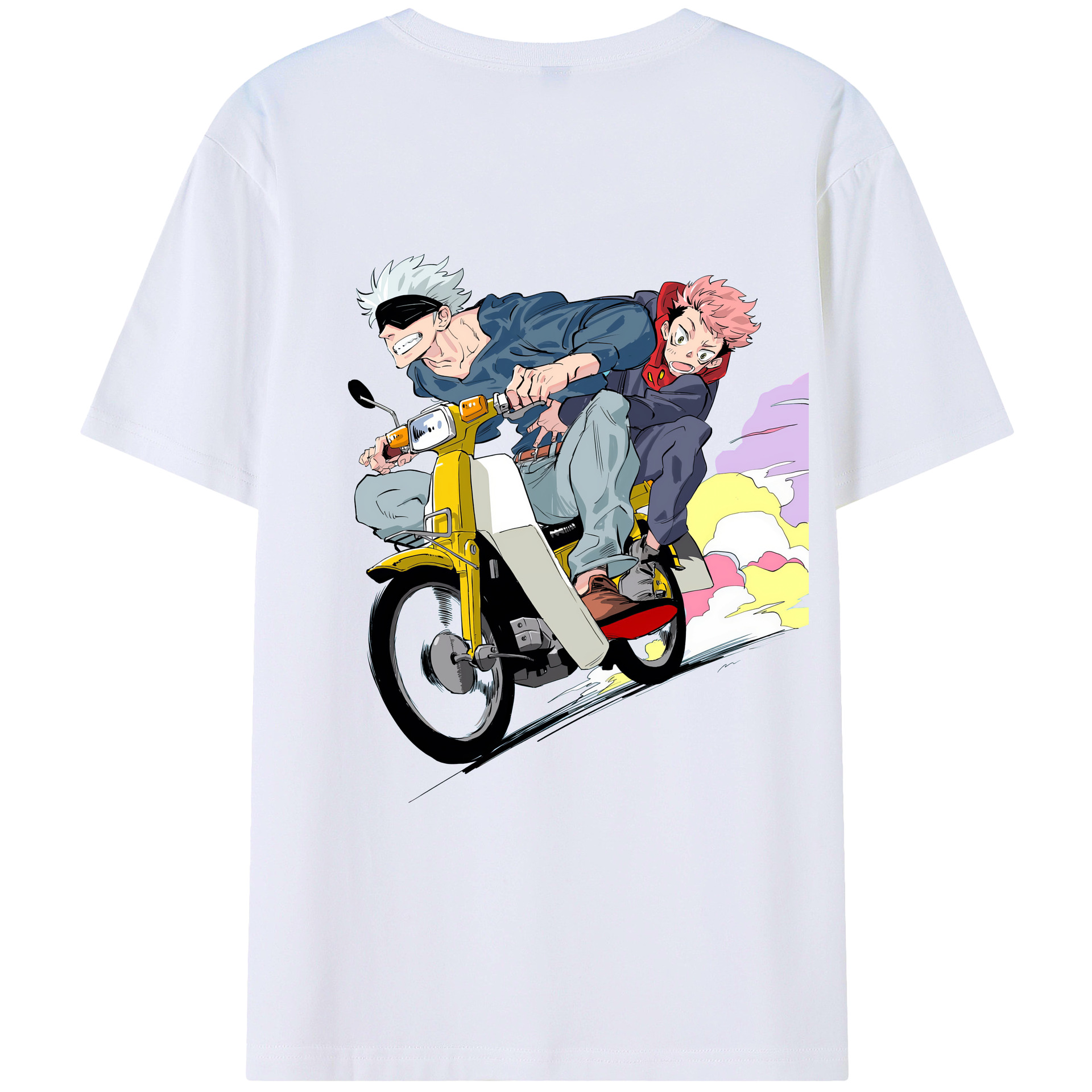 （画像用） 呪術廻戦 Jujutsu Kaisen 綿100％半袖Tシャツ（背面プリント）