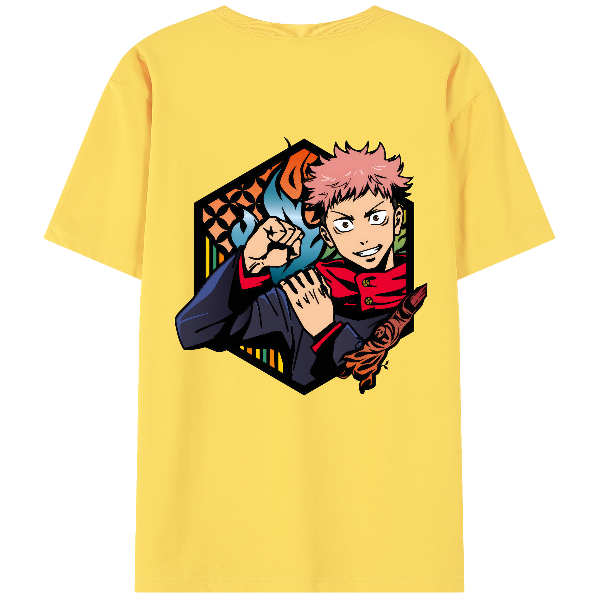 （画像用） 呪術廻戦 Jujutsu Kaisen 綿100％半袖Tシャツ（背面プリント）