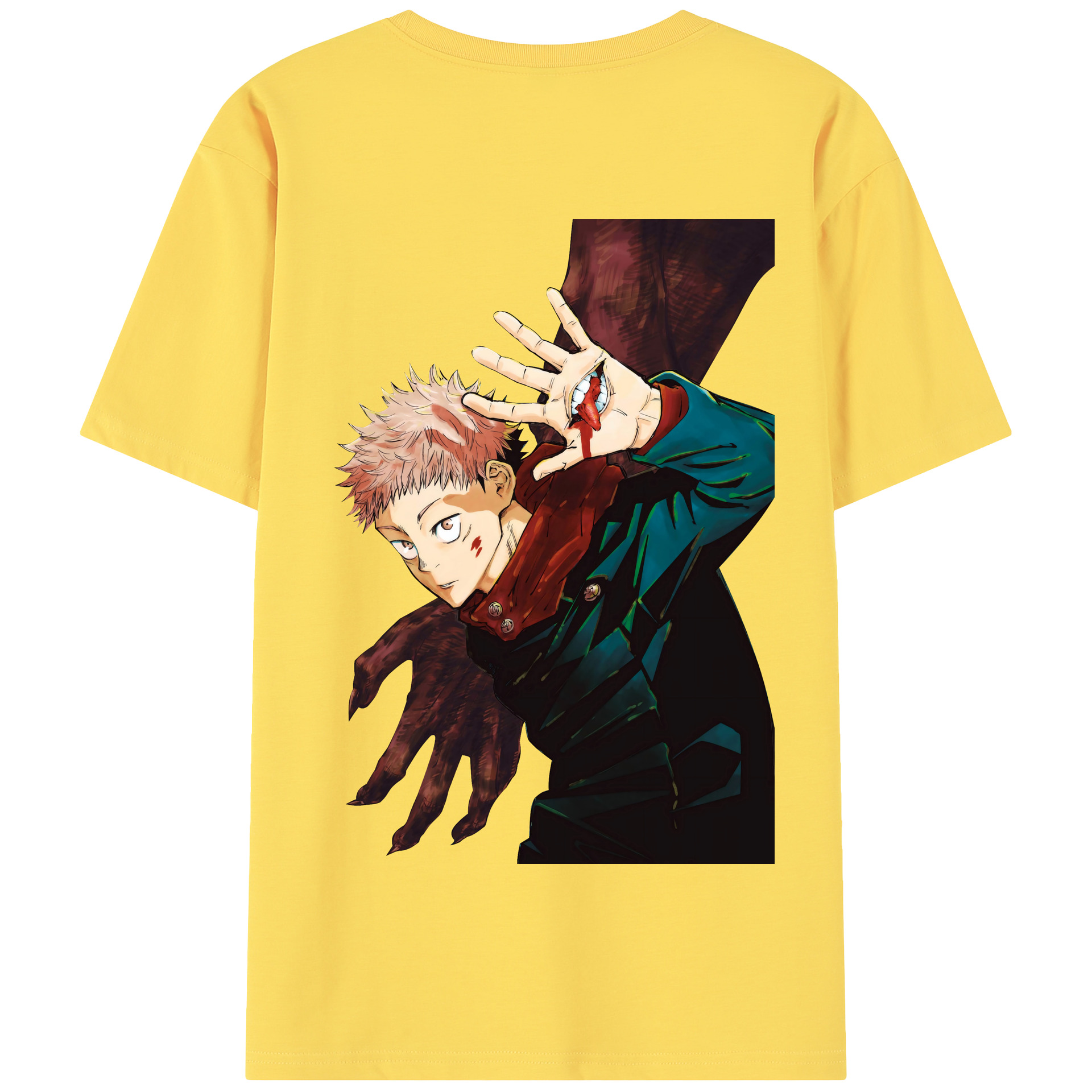 （画像用） 呪術廻戦 Jujutsu Kaisen 綿100％半袖Tシャツ（背面プリント）