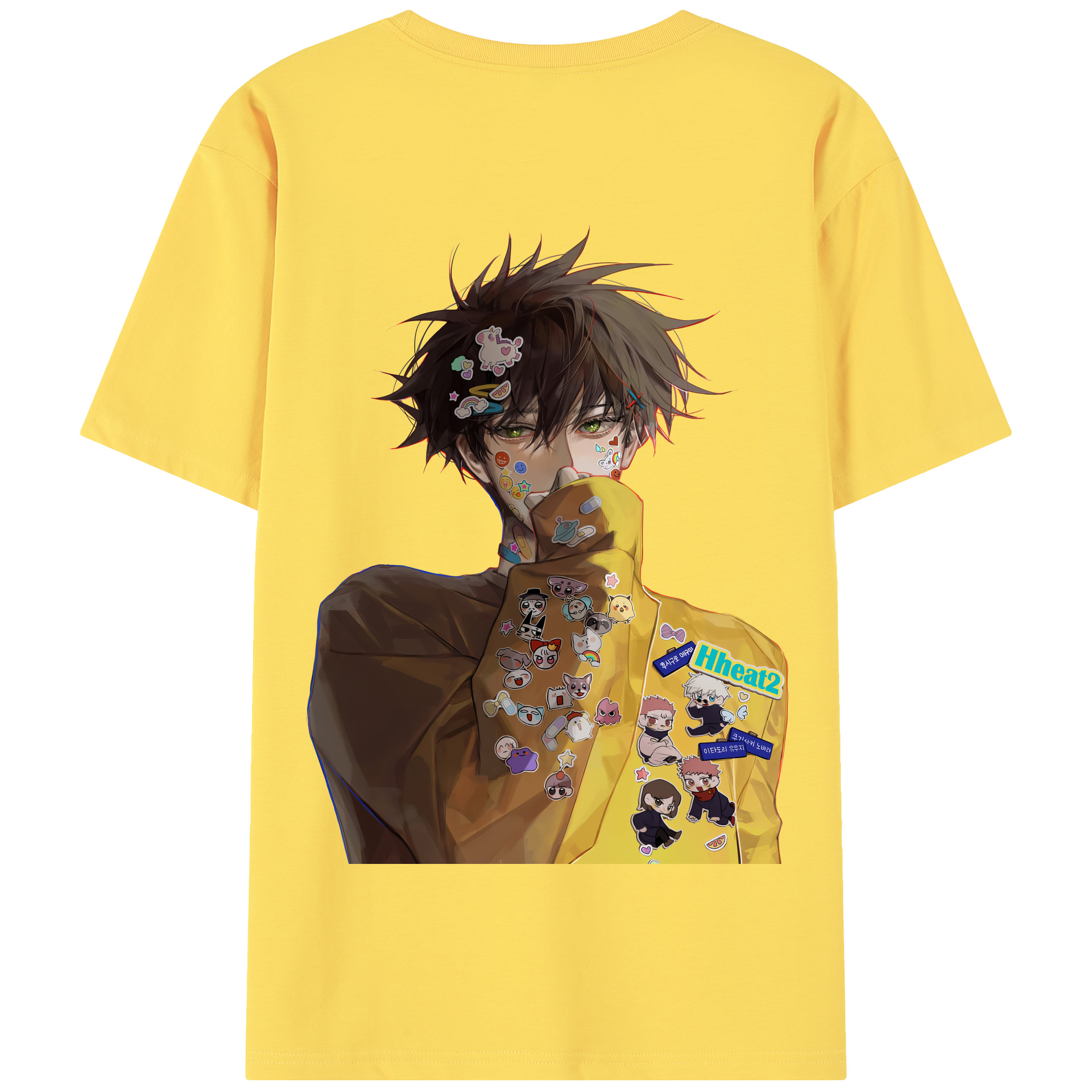 （画像用） 呪術廻戦 Jujutsu Kaisen 綿100％半袖Tシャツ（背面プリント）