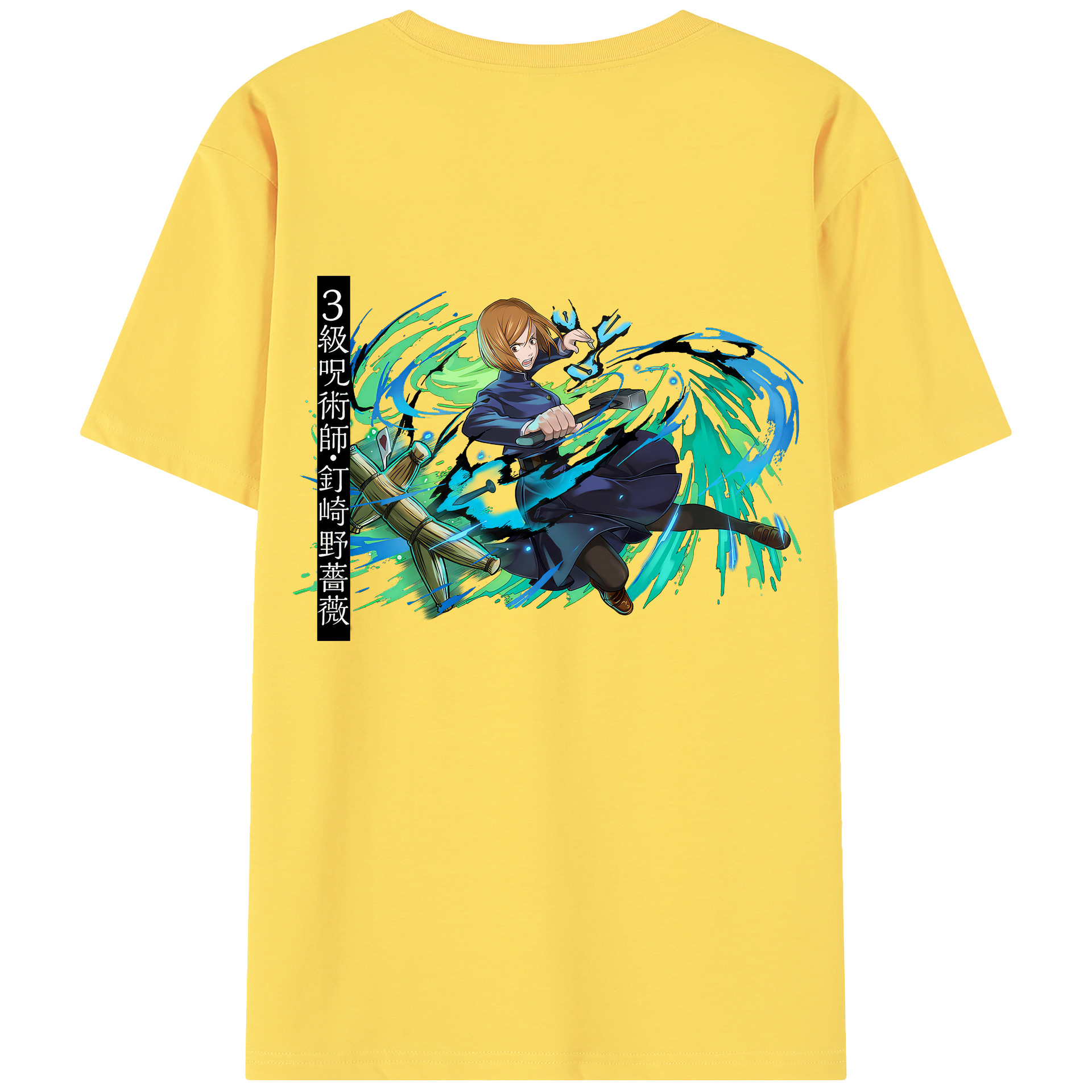 （画像用） 呪術廻戦 Jujutsu Kaisen 綿100％半袖Tシャツ（背面プリント）