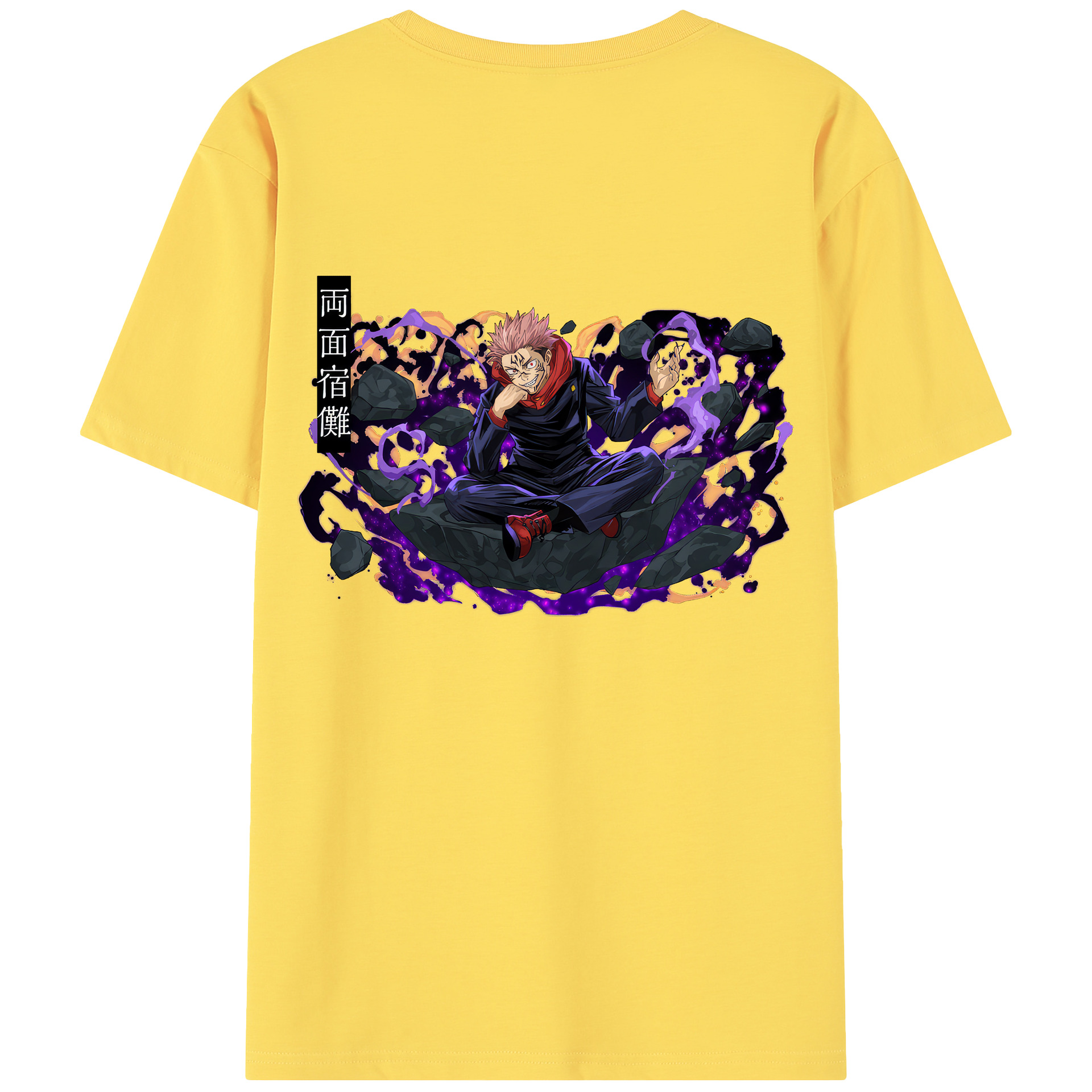 （画像用） 呪術廻戦 Jujutsu Kaisen 綿100％半袖Tシャツ（背面プリント）