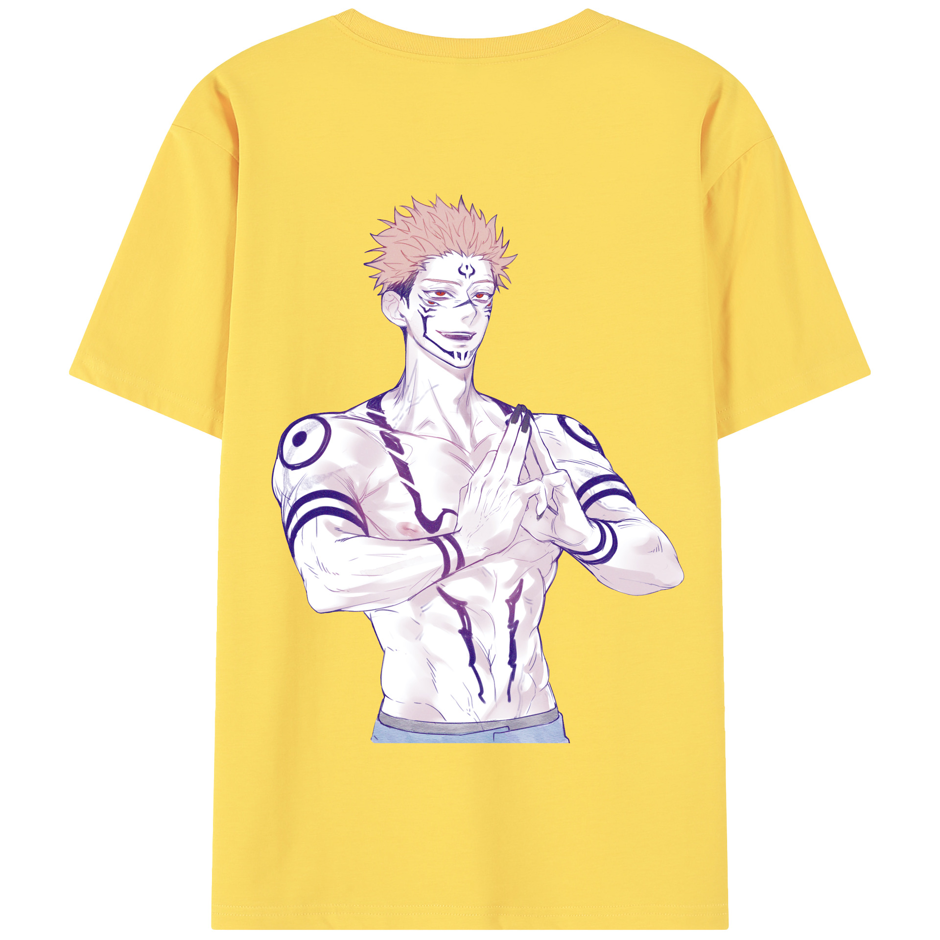 （画像用） 呪術廻戦 Jujutsu Kaisen 綿100％半袖Tシャツ（背面プリント）
