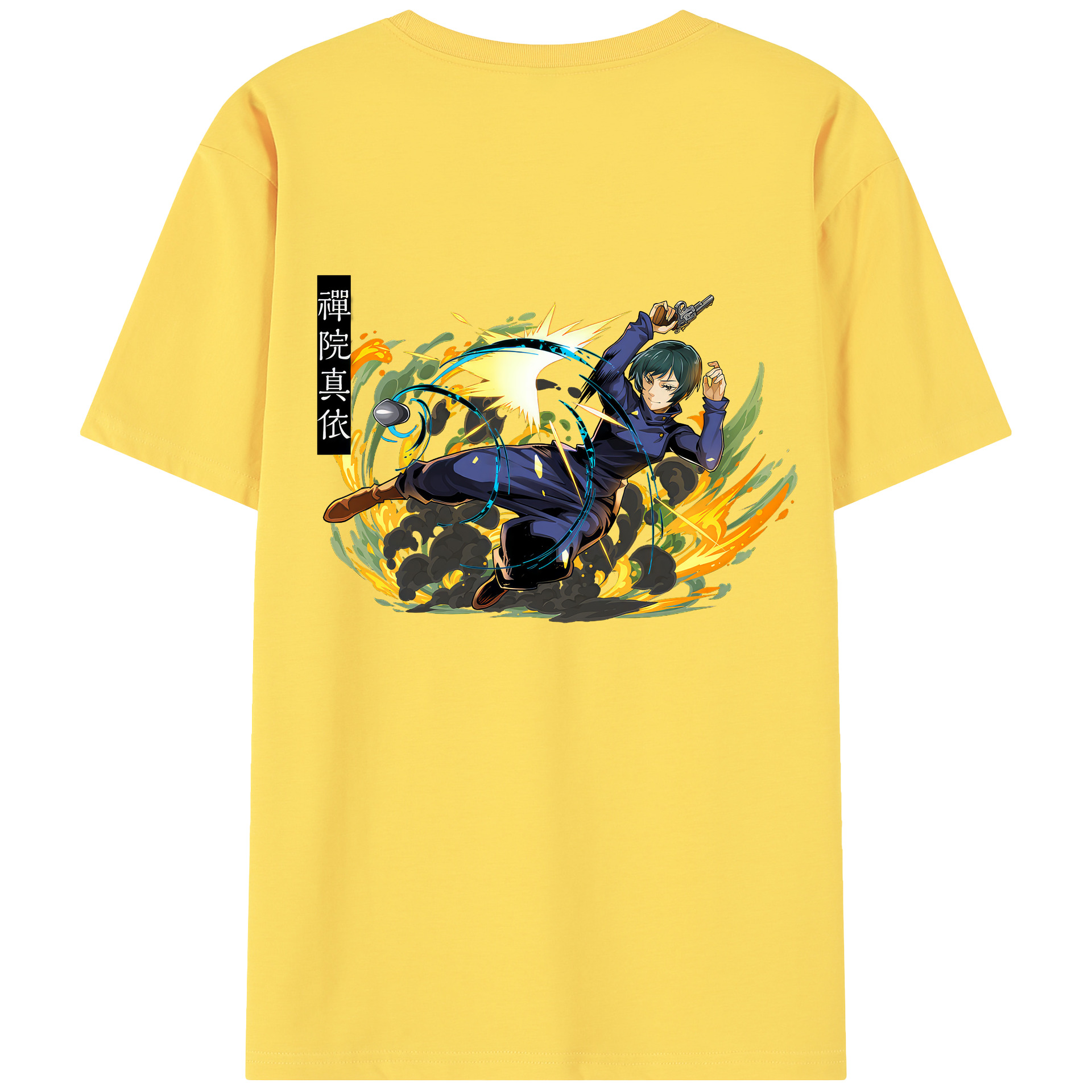 （画像用） 呪術廻戦 Jujutsu Kaisen 綿100％半袖Tシャツ（背面プリント）