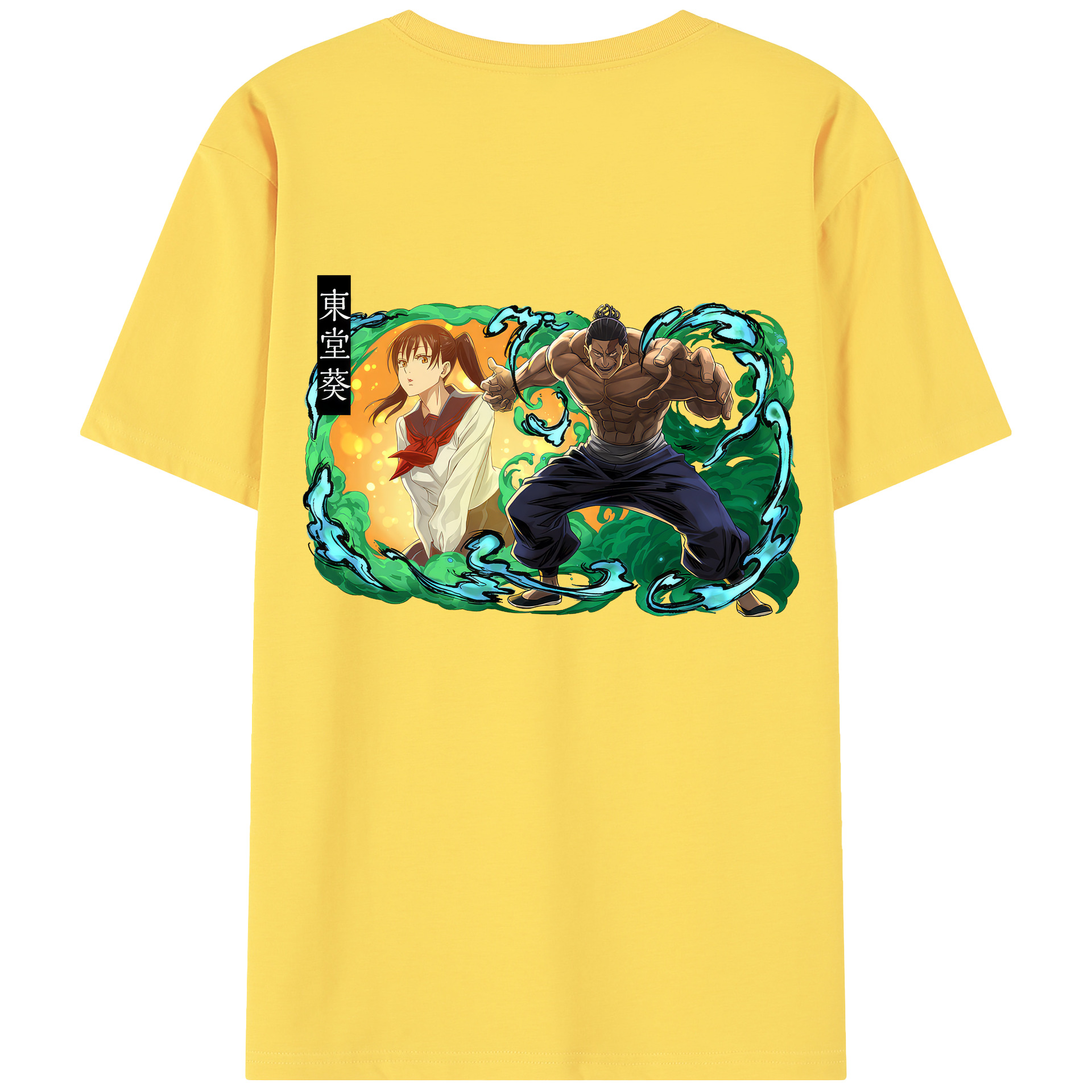 （画像用） 呪術廻戦 Jujutsu Kaisen 綿100％半袖Tシャツ（背面プリント）