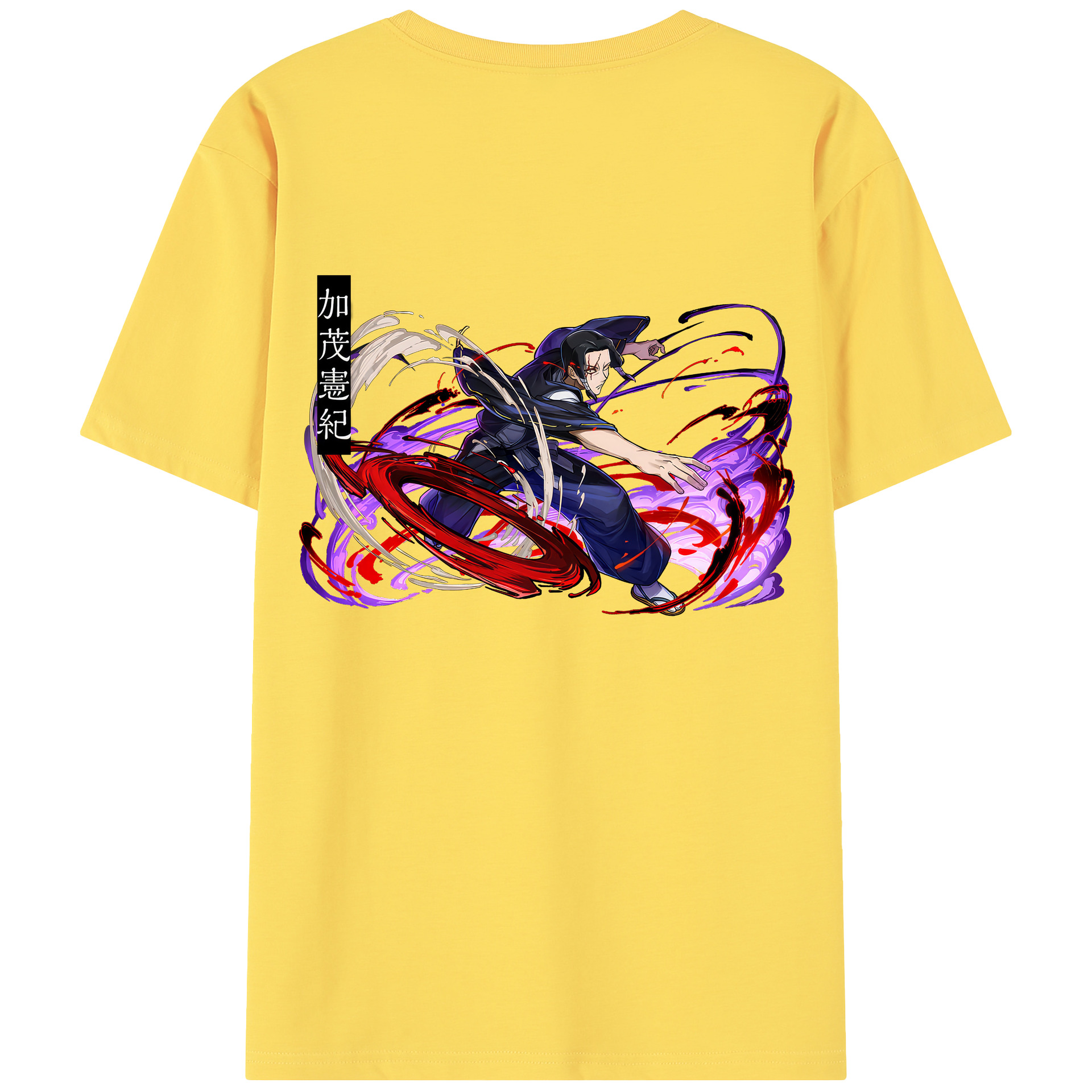 （画像用） 呪術廻戦 Jujutsu Kaisen 綿100％半袖Tシャツ（背面プリント）