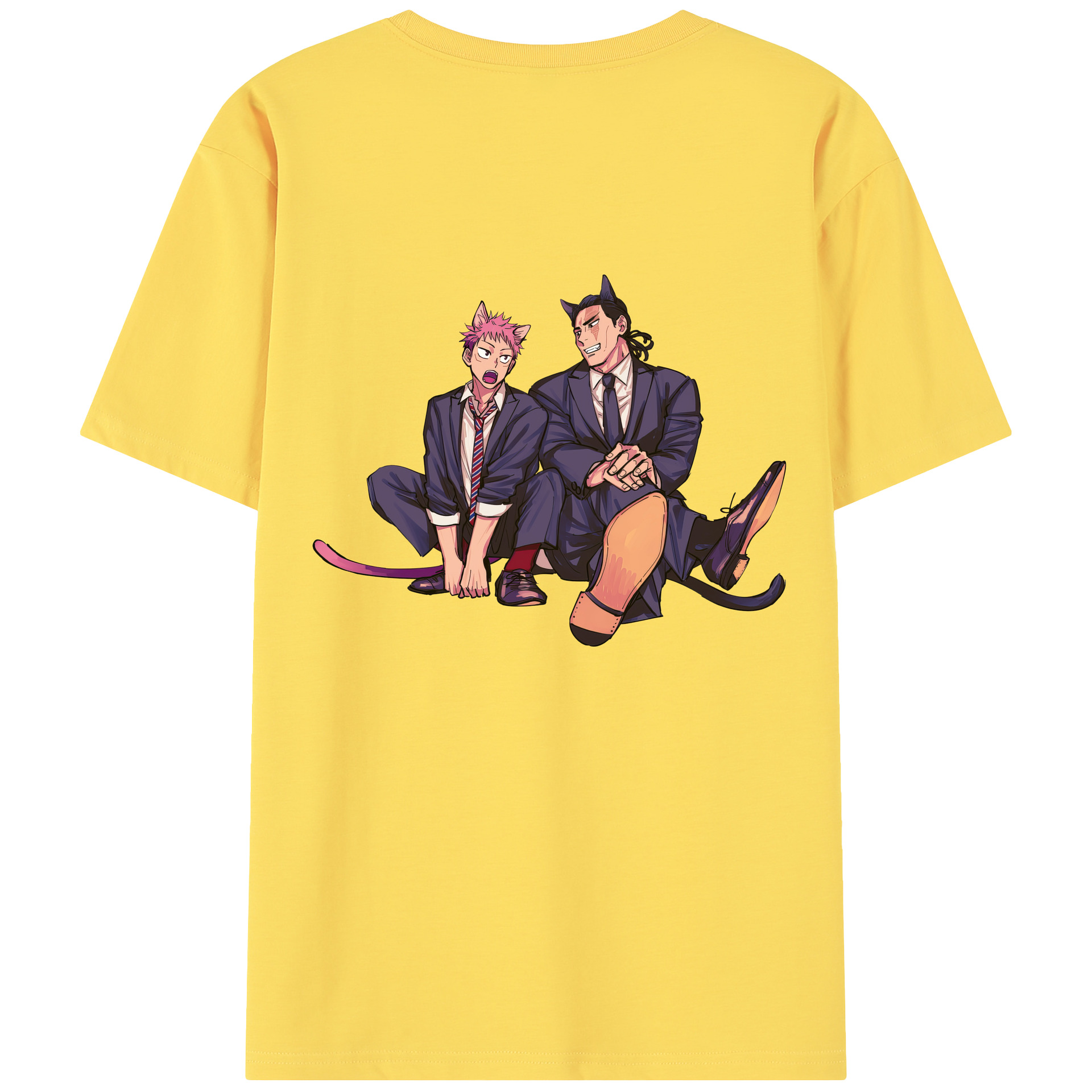 （画像用） 呪術廻戦 Jujutsu Kaisen 綿100％半袖Tシャツ（背面プリント）