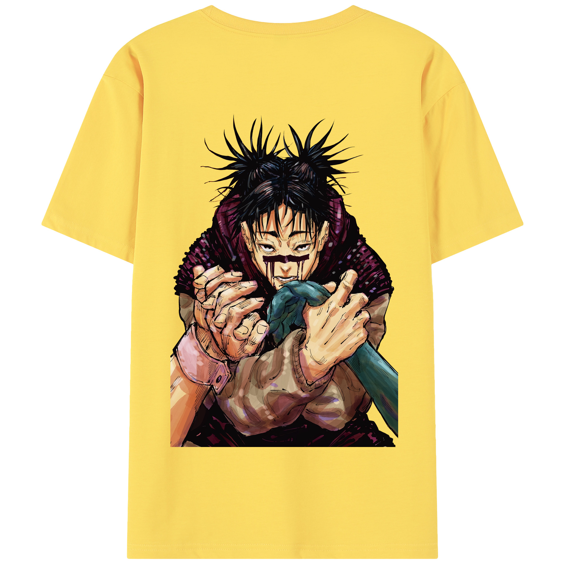 （画像用） 呪術廻戦 Jujutsu Kaisen 綿100％半袖Tシャツ（背面プリント）