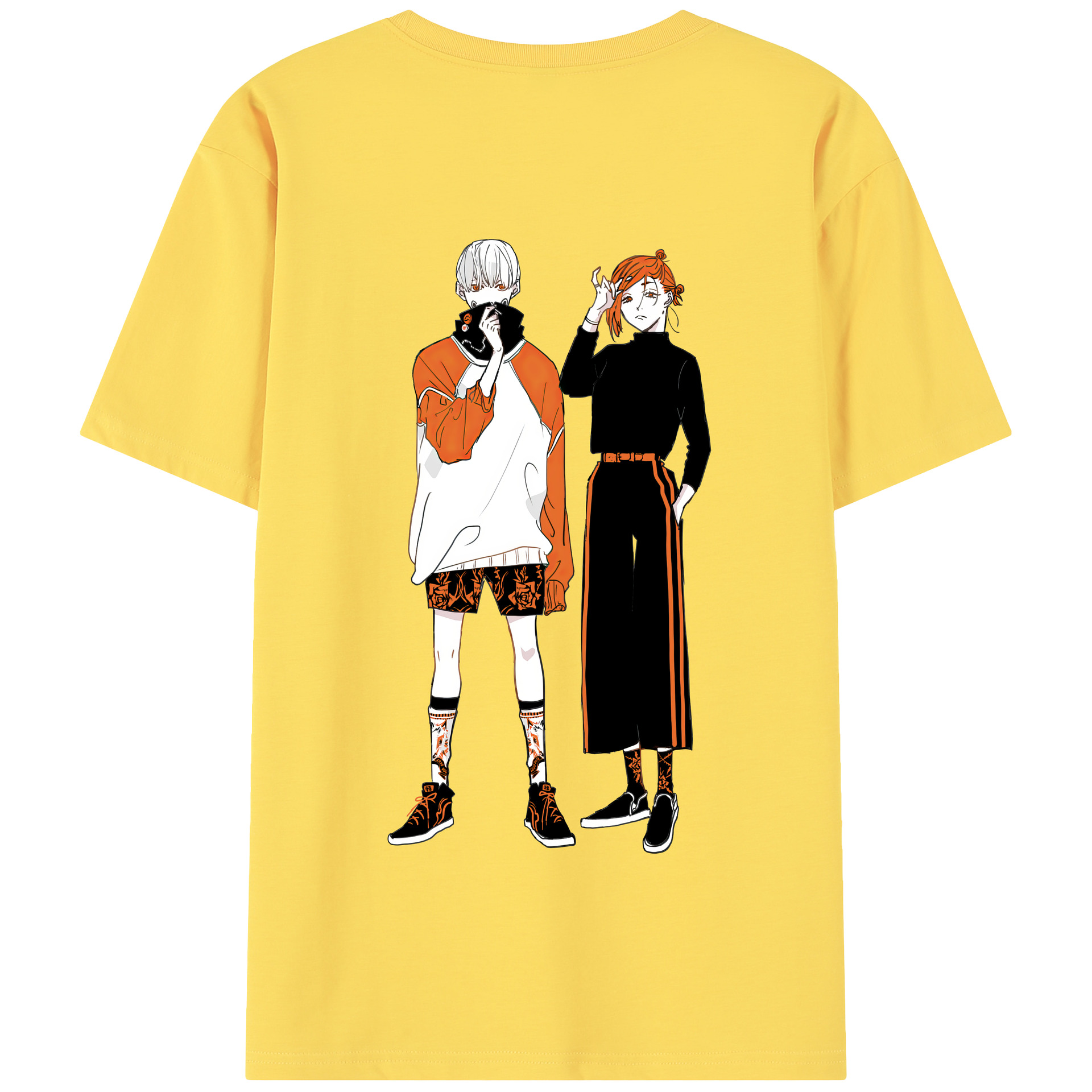 （画像用） 呪術廻戦 Jujutsu Kaisen 綿100％半袖Tシャツ（背面プリント）