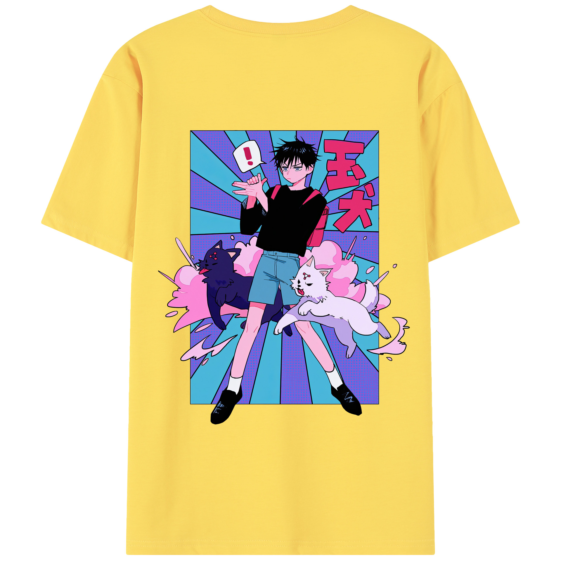 （画像用） 呪術廻戦 Jujutsu Kaisen 綿100％半袖Tシャツ（背面プリント）