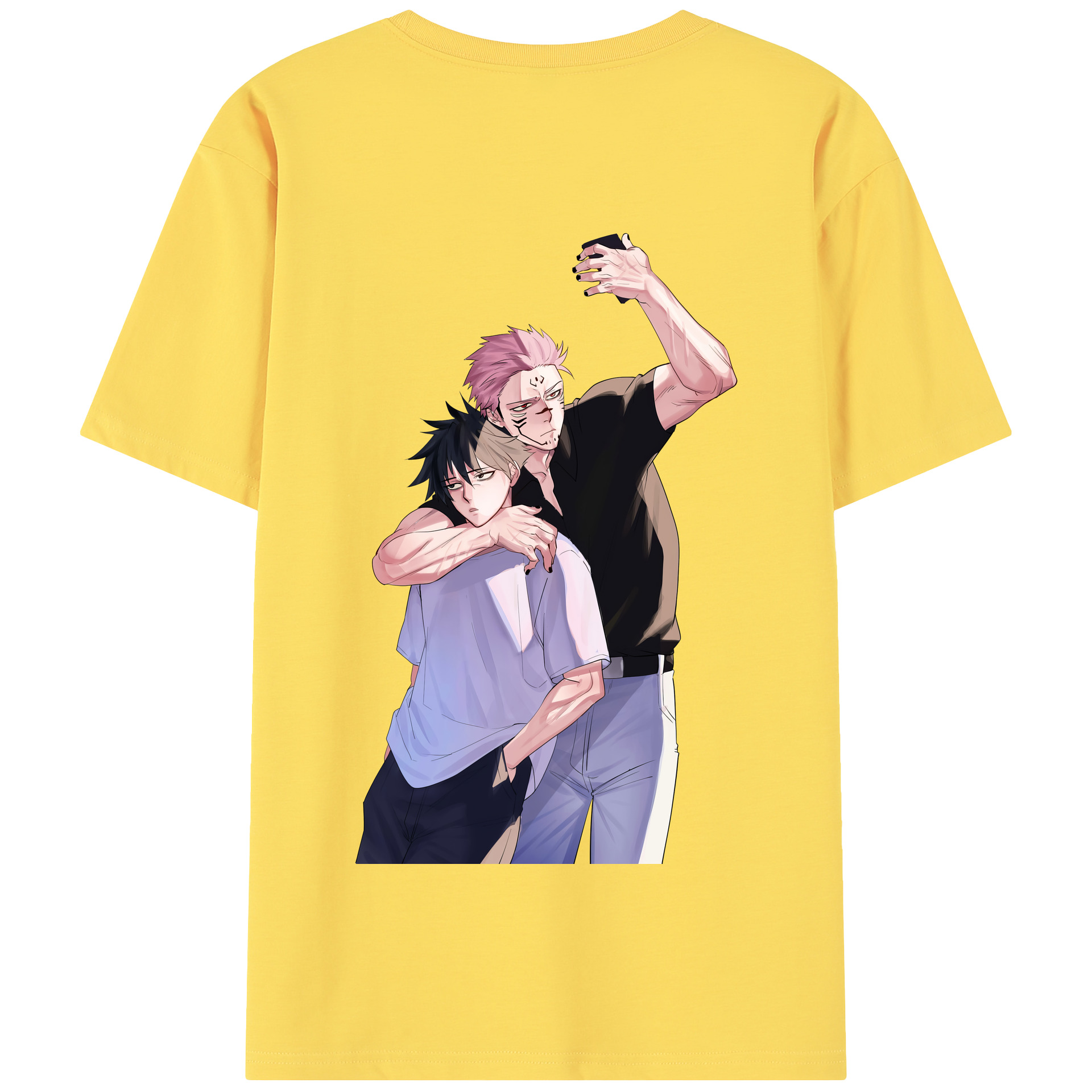 （画像用） 呪術廻戦 Jujutsu Kaisen 綿100％半袖Tシャツ（背面プリント）