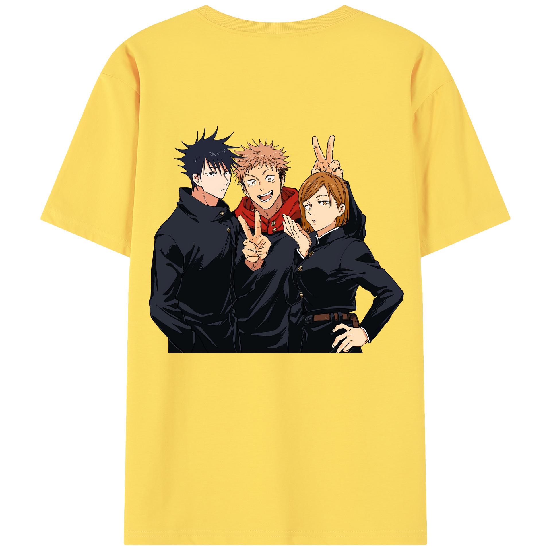 （画像用） 呪術廻戦 Jujutsu Kaisen 綿100％半袖Tシャツ（背面プリント）