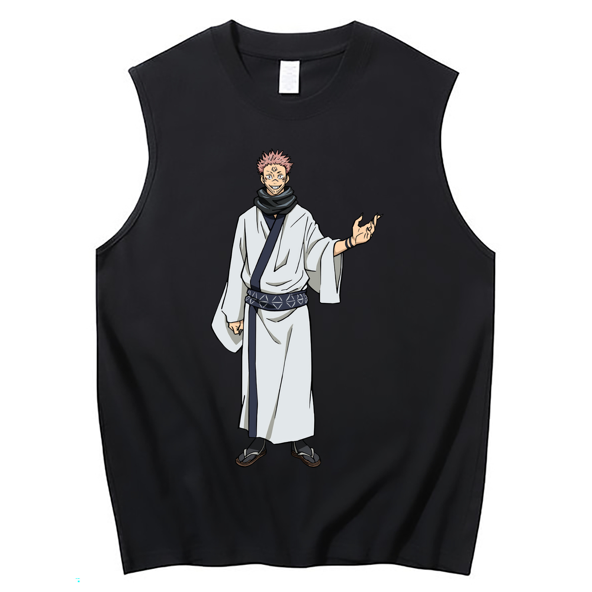（画像用） 呪術廻戦 Jujutsu Kaisen コットン100％タンクトップ（フロントプリント）