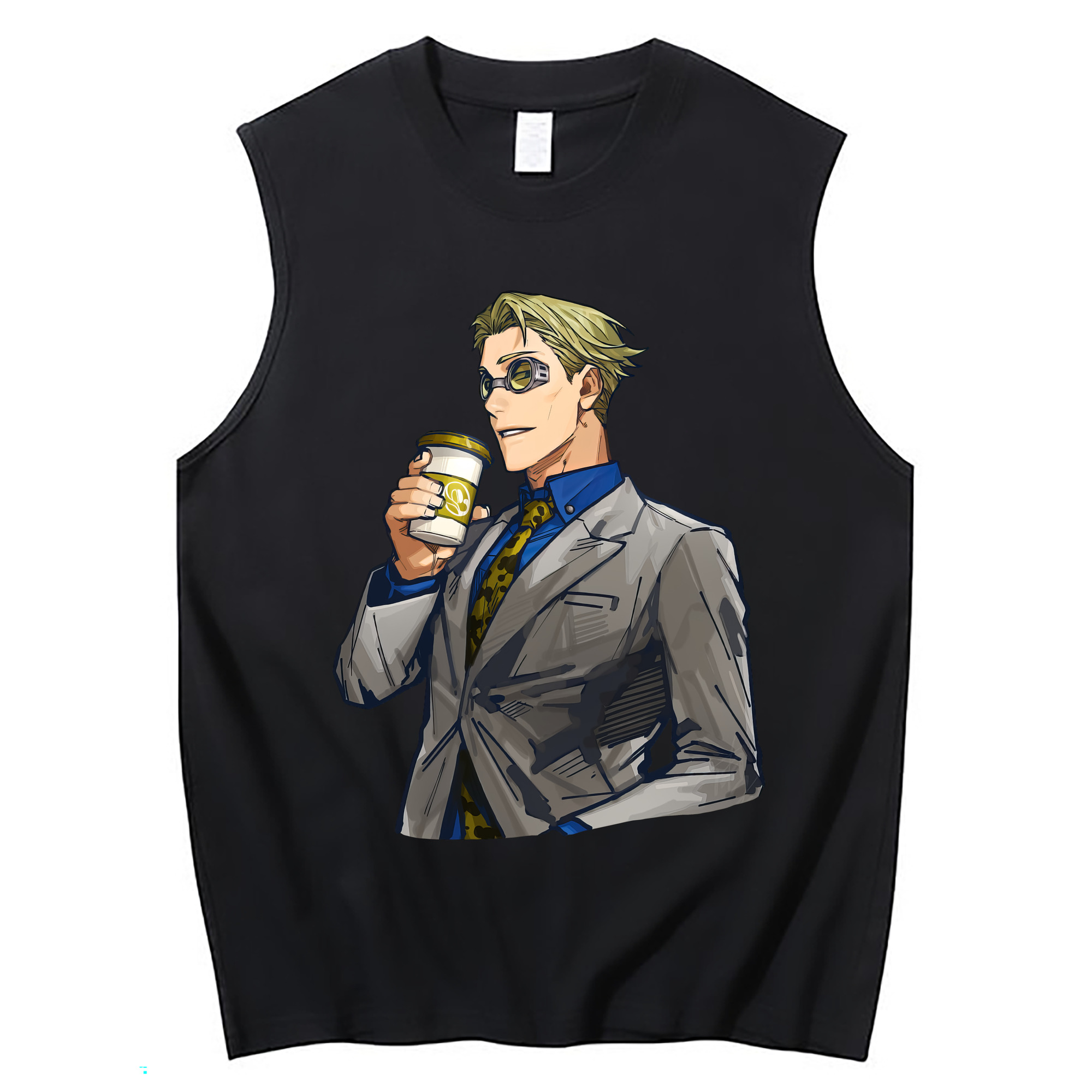 （画像用） 呪術廻戦 Jujutsu Kaisen コットン100％タンクトップ（フロントプリント）