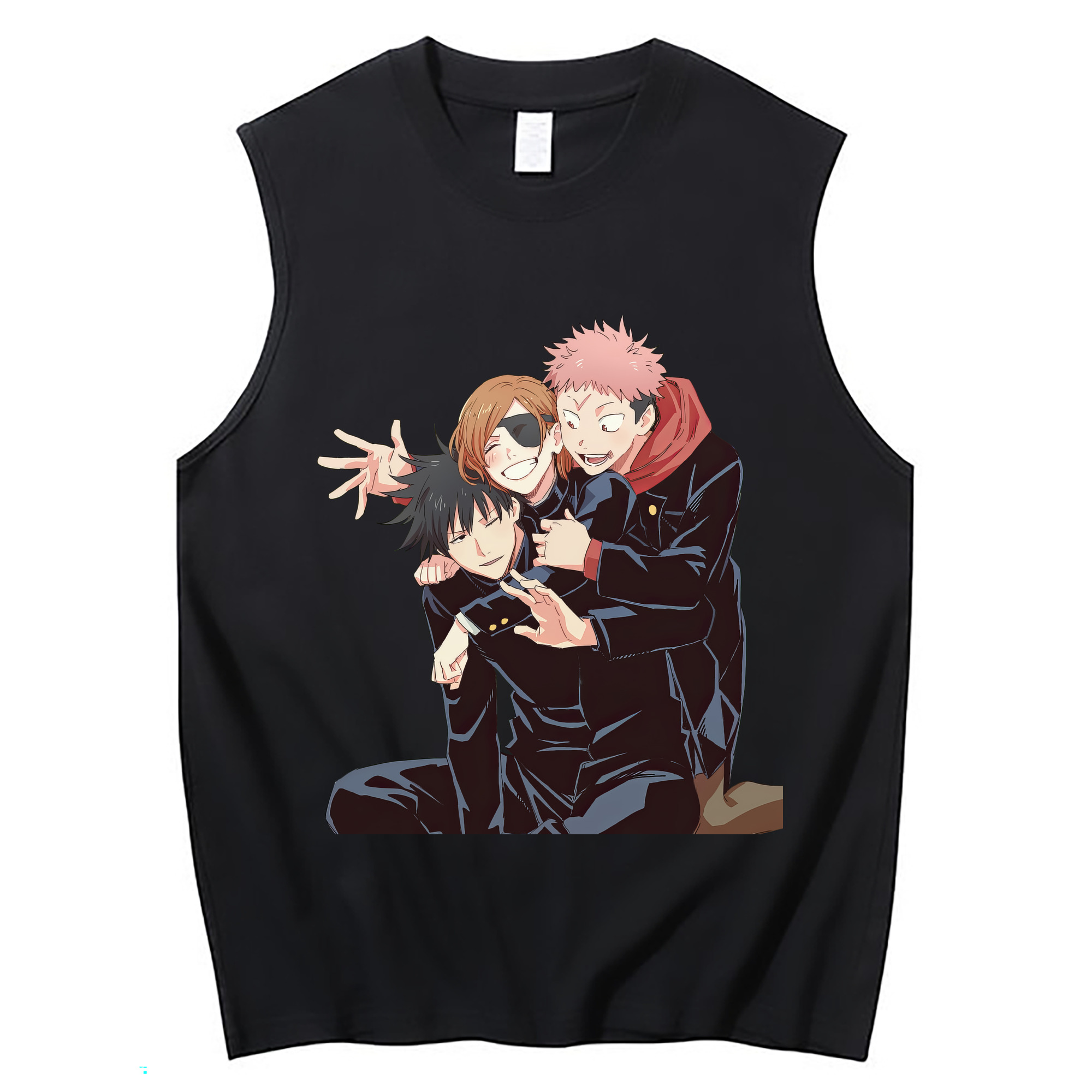 （画像用） 呪術廻戦 Jujutsu Kaisen コットン100％タンクトップ（フロントプリント）