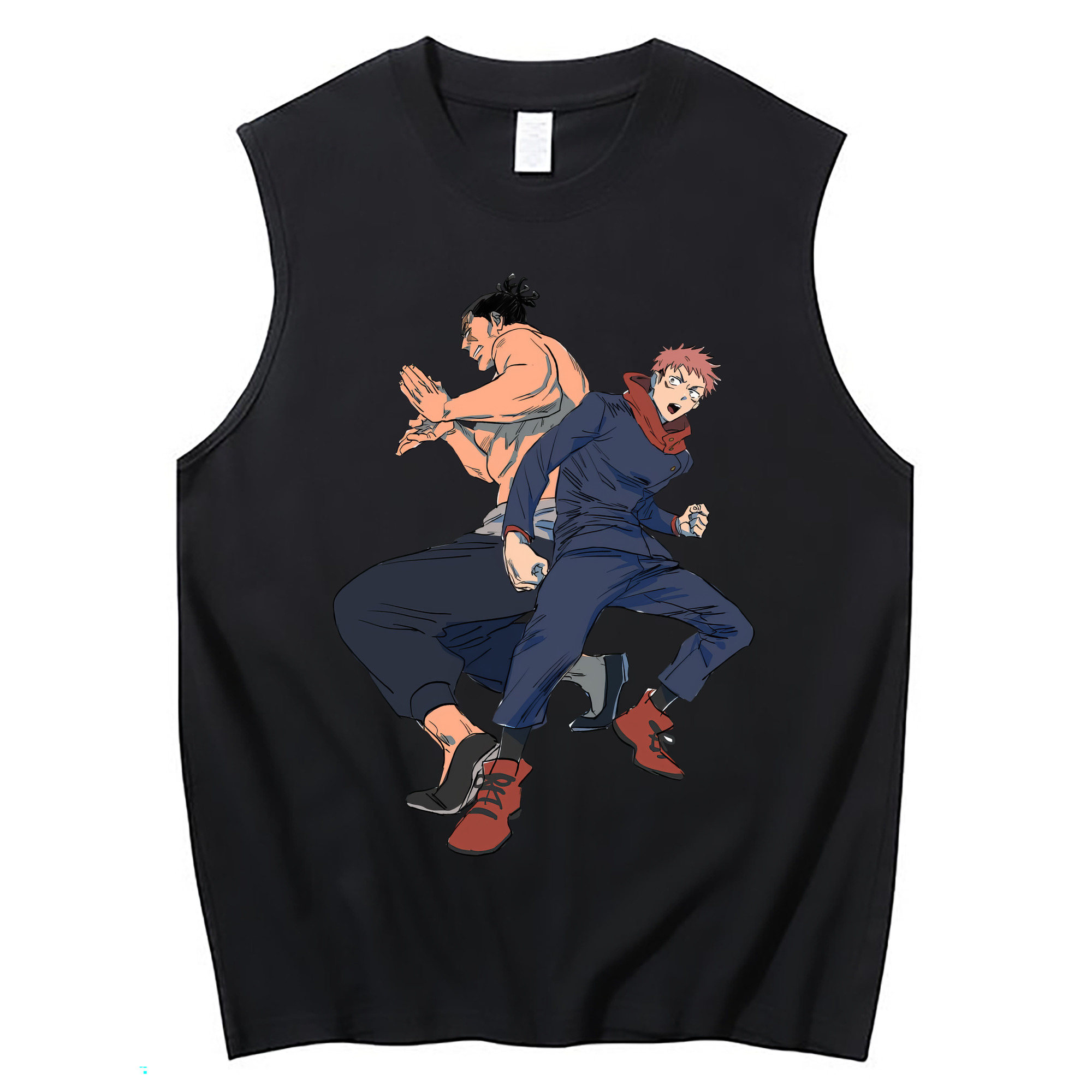 （画像用） 呪術廻戦 Jujutsu Kaisen コットン100％タンクトップ（フロントプリント）