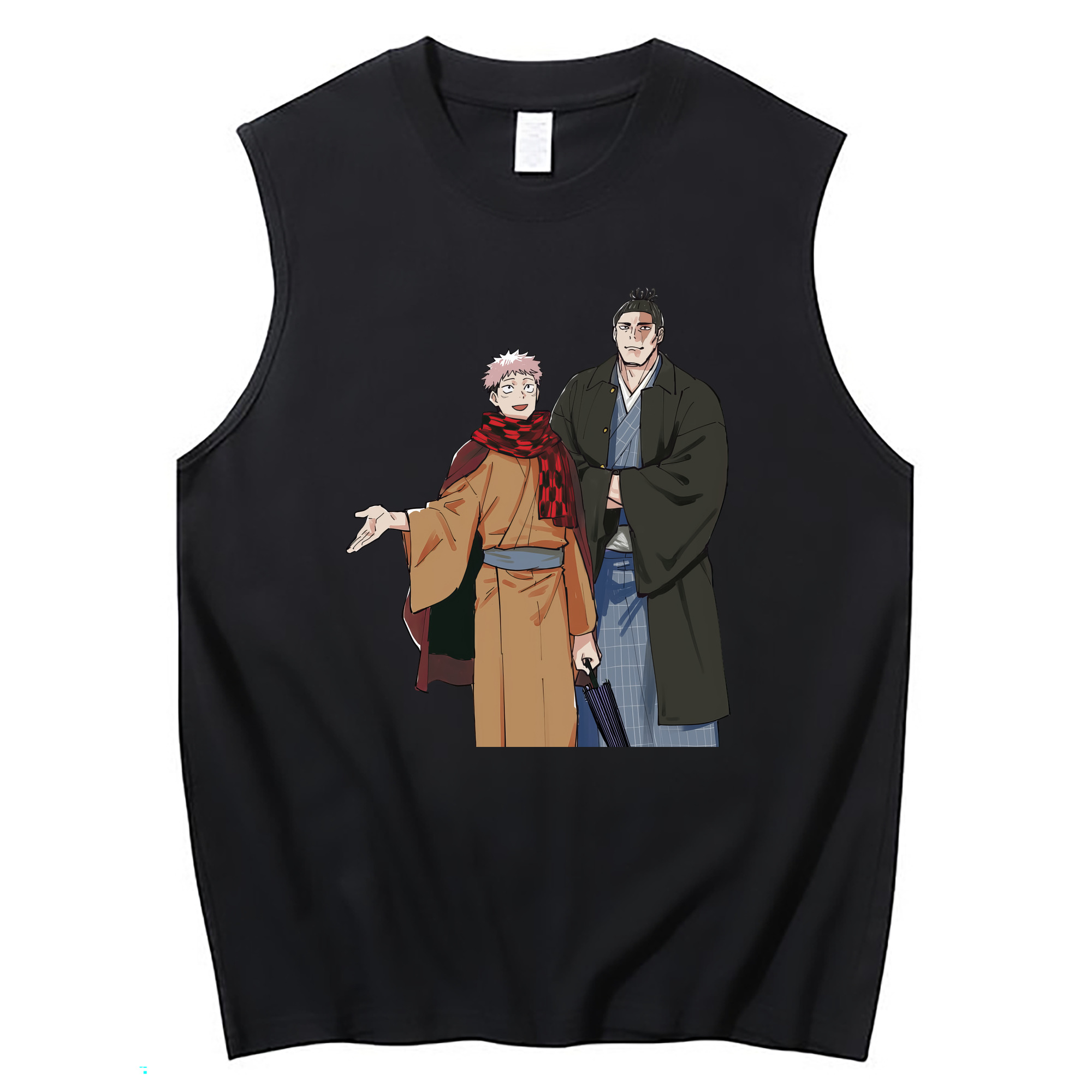 （画像用） 呪術廻戦 Jujutsu Kaisen コットン100％タンクトップ（フロントプリント）